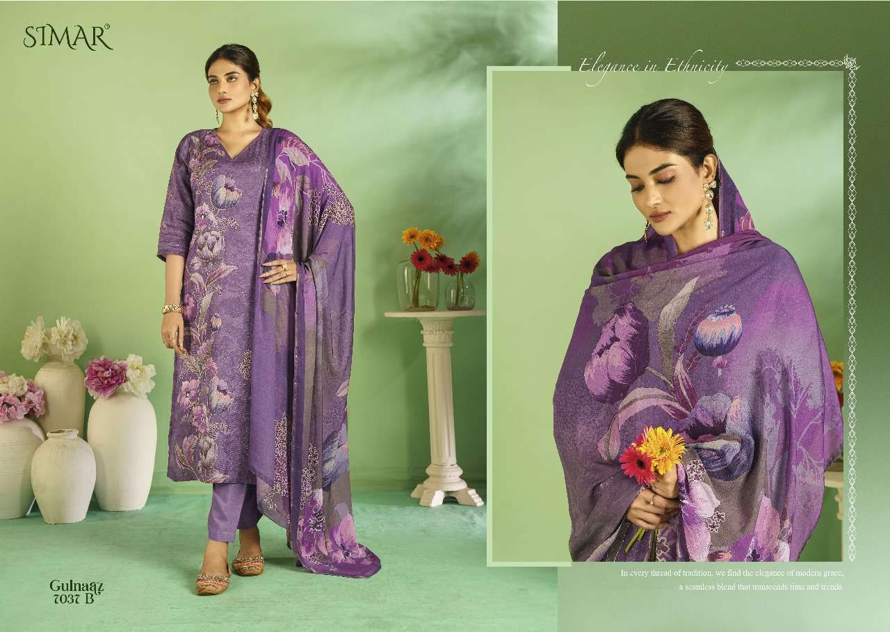 GLOSSY SIMAR GULNAAZ HIT LIST COLLECTION WINTER SUIT CATALOGUE WHOLESALE PRICE 