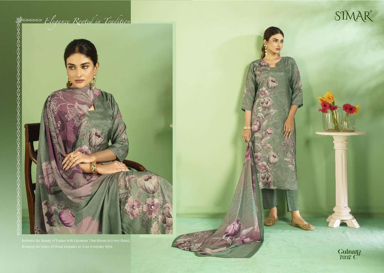 GLOSSY SIMAR GULNAAZ HIT LIST COLLECTION WINTER SUIT CATALOGUE WHOLESALE PRICE 