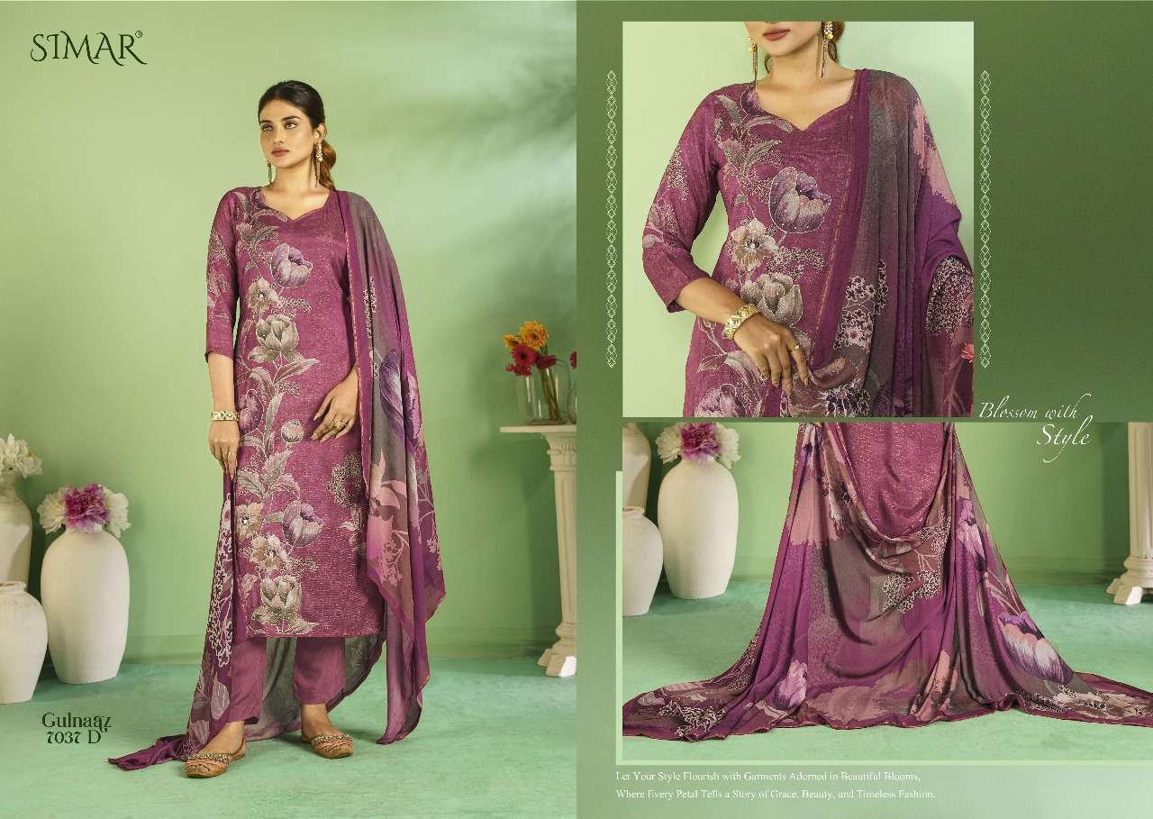 GLOSSY SIMAR GULNAAZ HIT LIST COLLECTION WINTER SUIT CATALOGUE WHOLESALE PRICE 