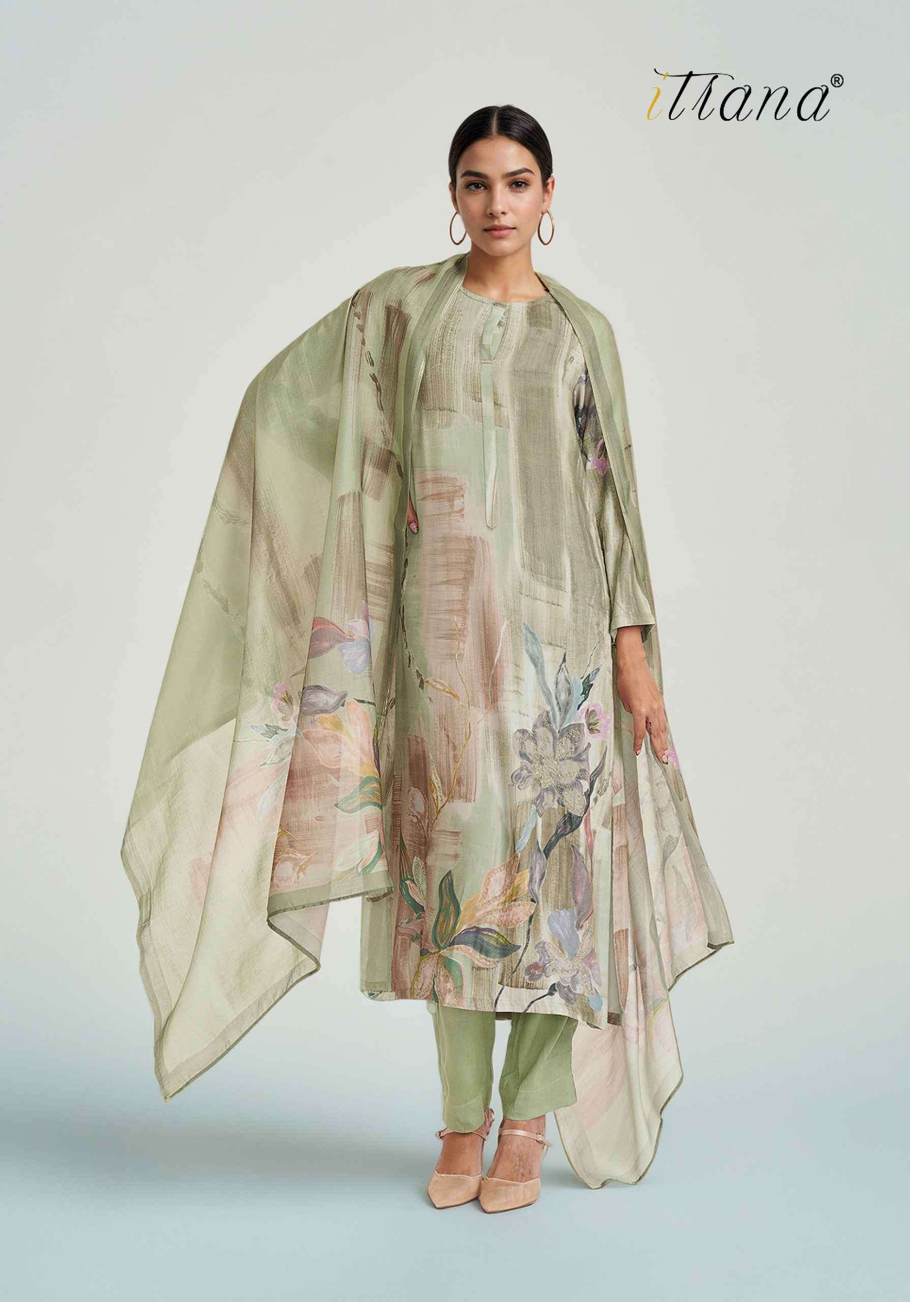 ITRANA ZEENAT DIGITAL PRINTS STAPLE TWILL WINTER SUIT CATALOGUE WHOLESALE PRICE 