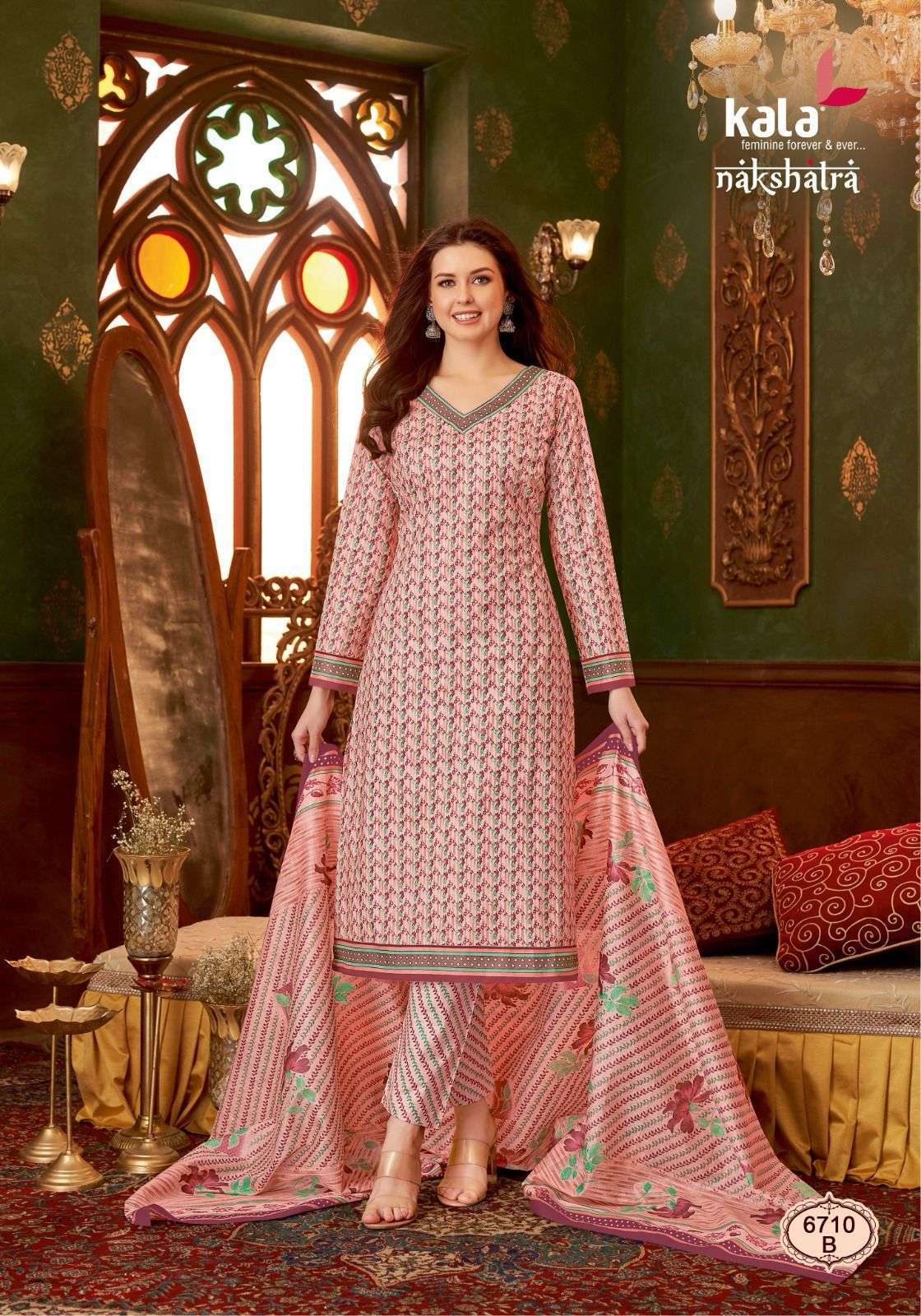 KALA FASHION LATEST CATALOGUE NAKSHATRA VOL 3 PURE COTTON DRESS CATALOGUE WHOLESALE PRICE DEALER 