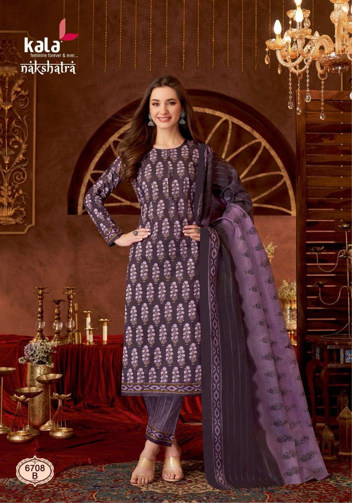 KALA FASHION LATEST CATALOGUE NAKSHATRA VOL 3 PURE COTTON DRESS CATALOGUE WHOLESALE PRICE DEALER 