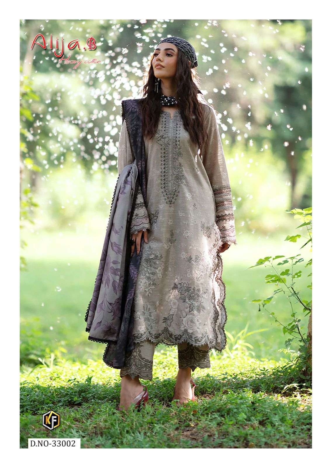 KEVAL FAB ALIJA B VOL 33 KARACHI COTTON SALWER SUIT CATALOGUE WHOLESALE PRICE DEALER 