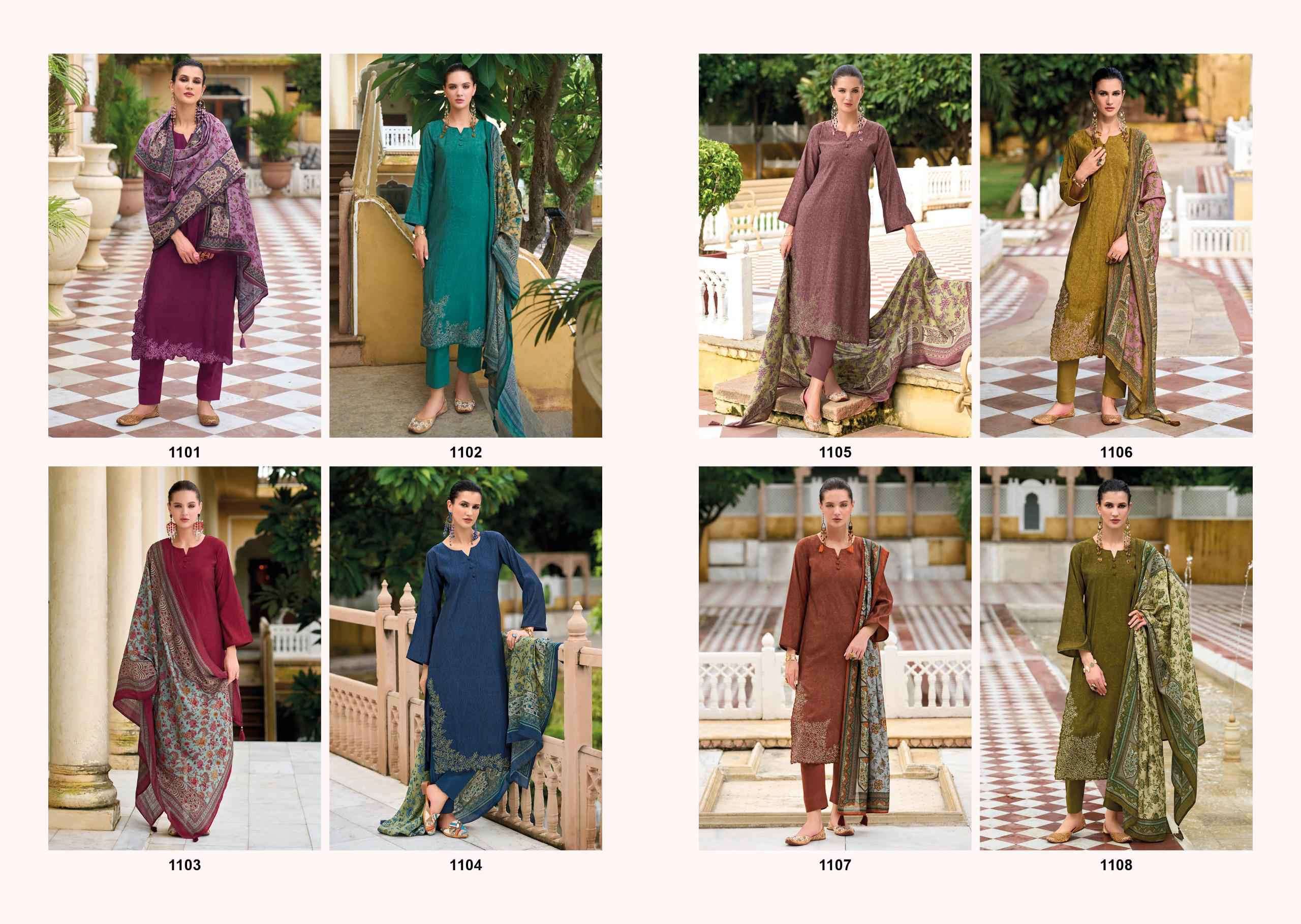 KILORY SHISO FANCY MODAL SILK SUIT CATALOG WHOLESALER IN SURAT 