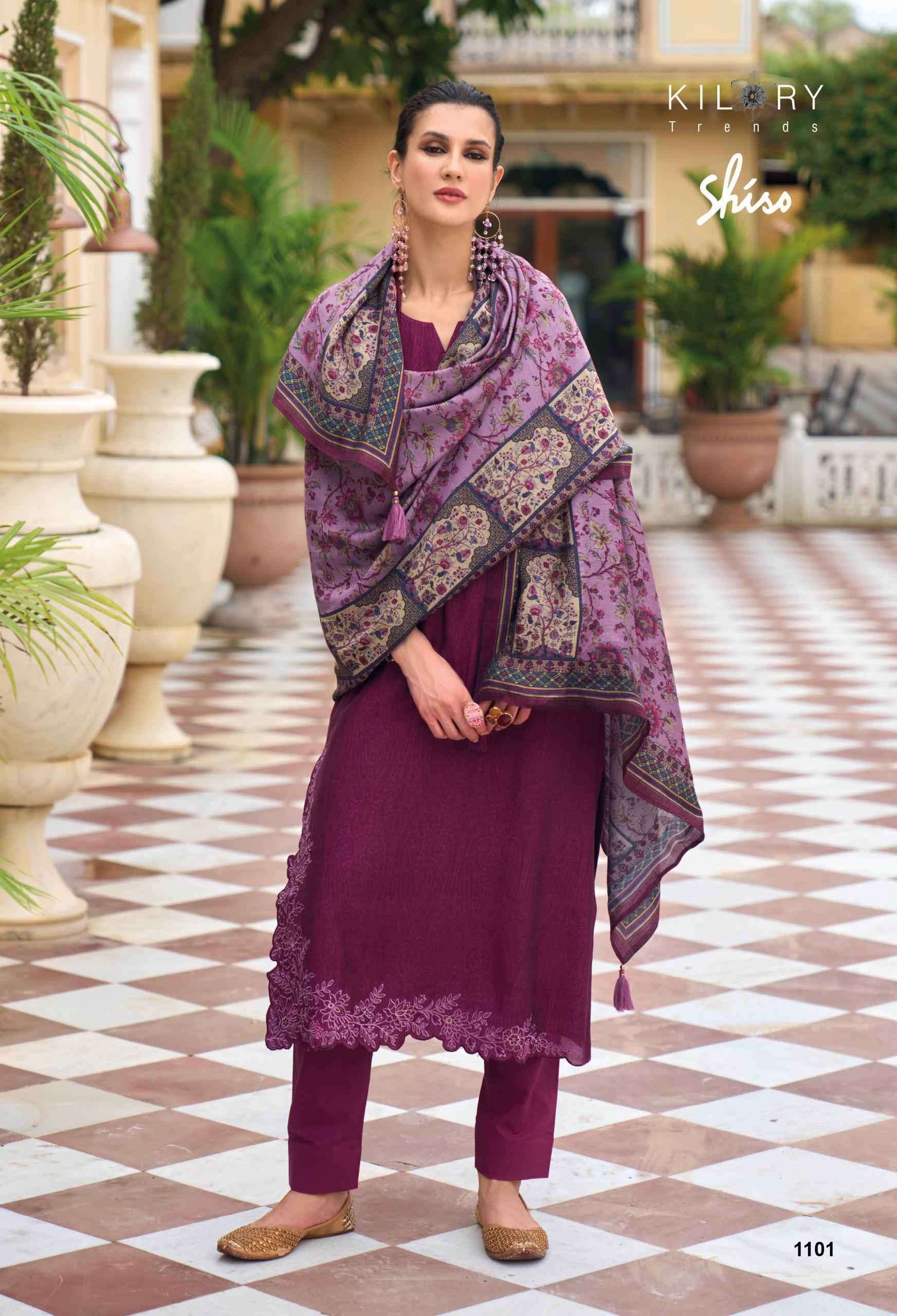 KILORY SHISO FANCY MODAL SILK SUIT CATALOG WHOLESALER IN SURAT 
