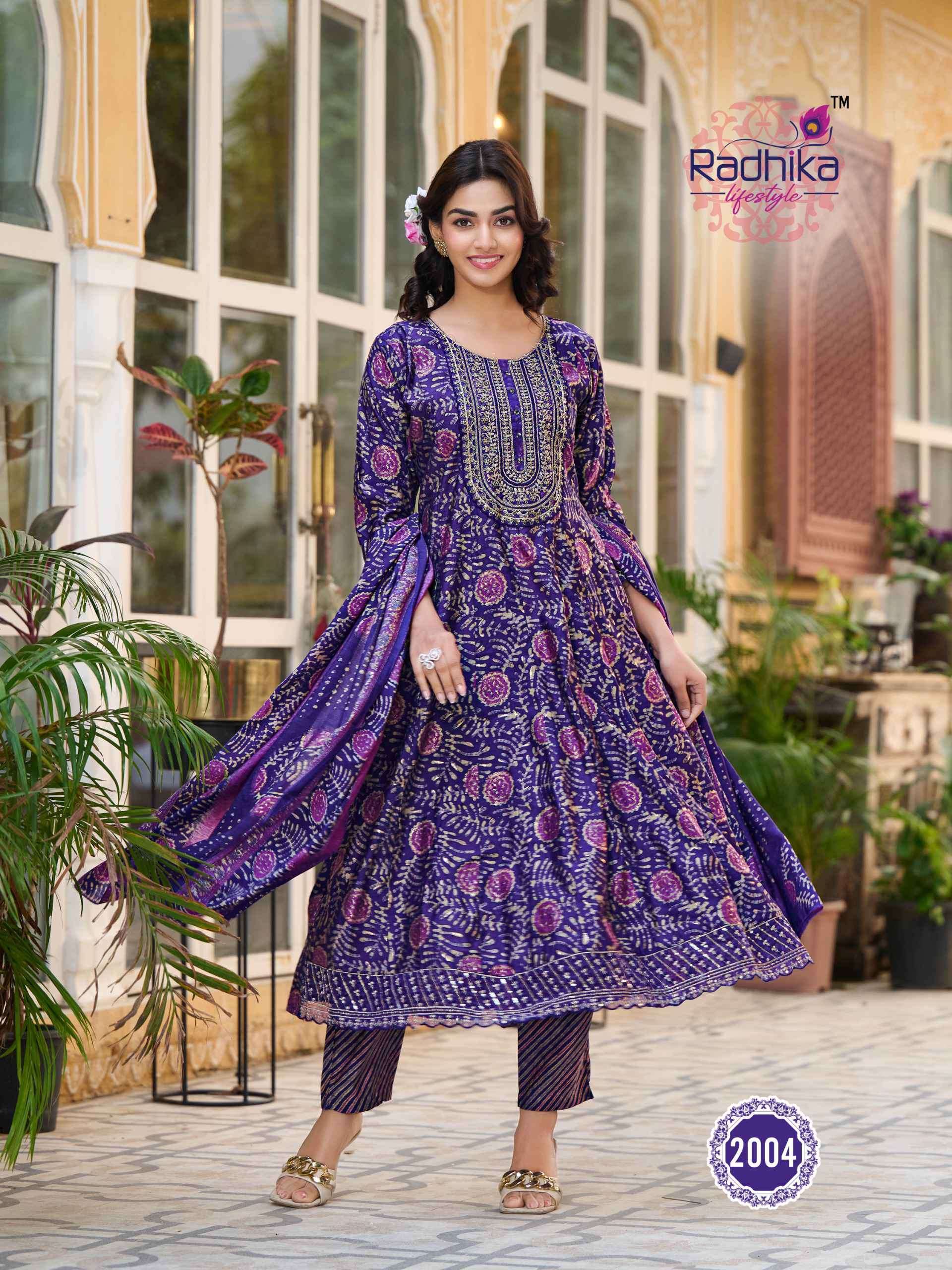 RADHIKA LIFESTYLE KALKI VOL 2 KURTI PANT WITH DUPATTA LATEST CATALOGUE 2024
