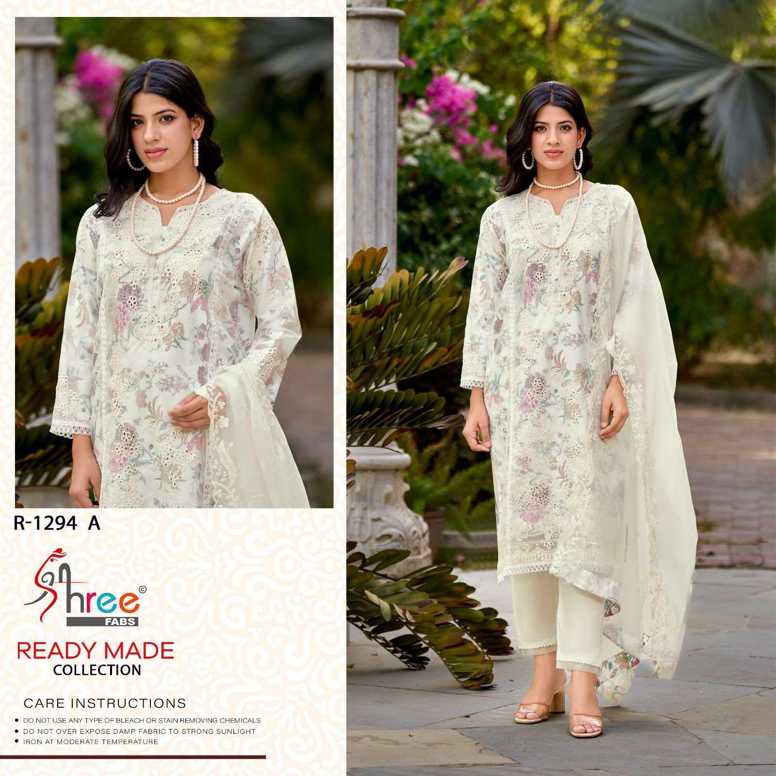 SHREE FAB R 1294 COLORS EXCLUSIVE PAKISTANI SUIT READYMADE COLLECTION 