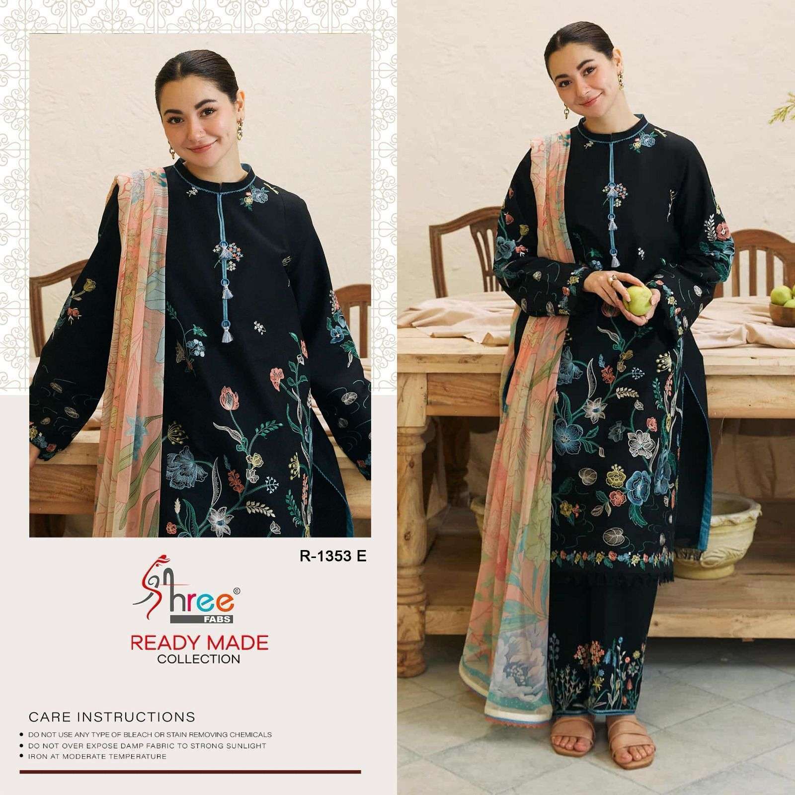 SHREE FAB R 1353 COLORS COTTON PAKISTANI READYMADE SUIT SUPPLIER WHOLESALER 