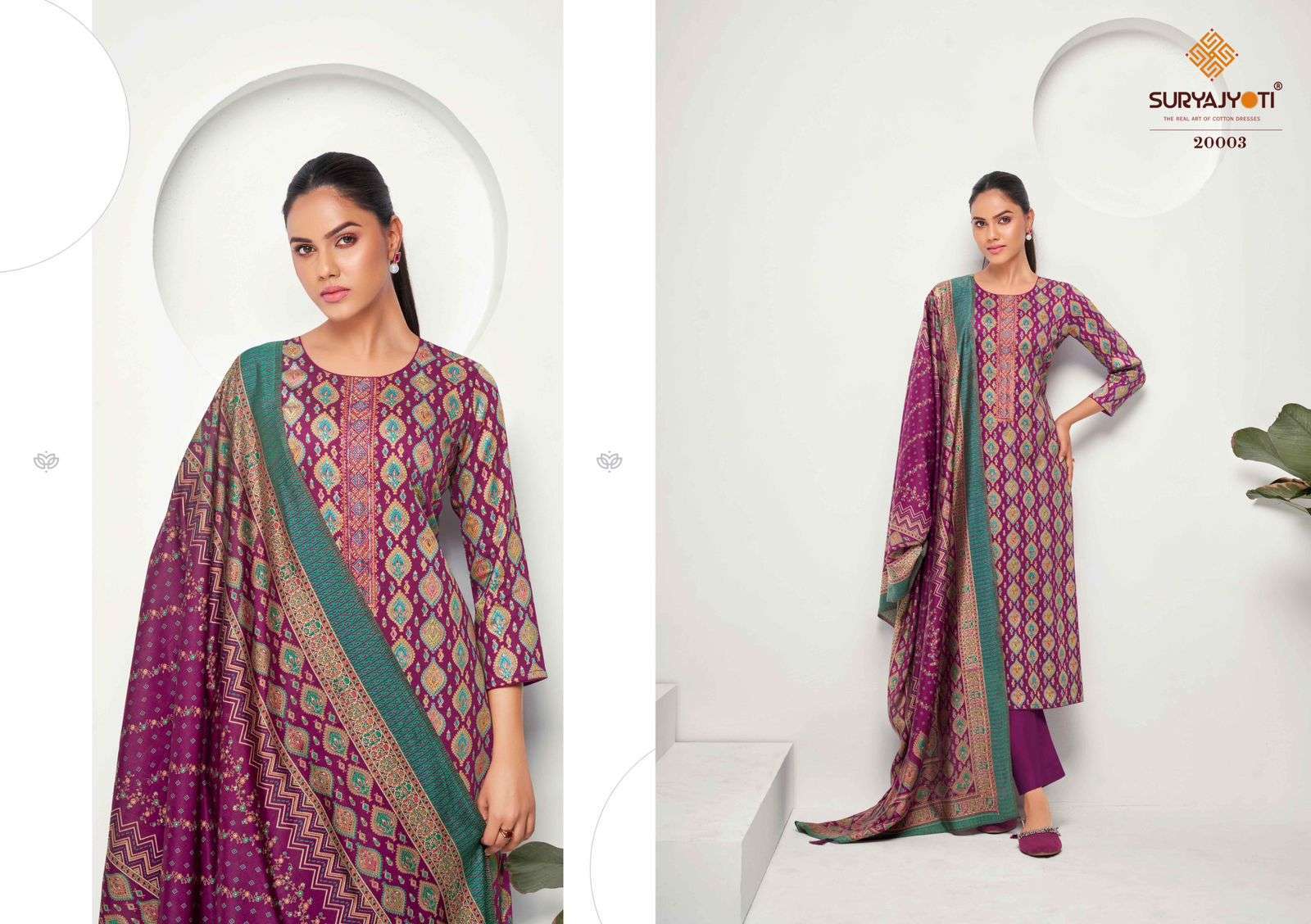 SURYAJYOTI KALKI VOL 20 FANCY ZAM SATIN SUIT CATALOGUE WHOLESALE PRICE DEALER 