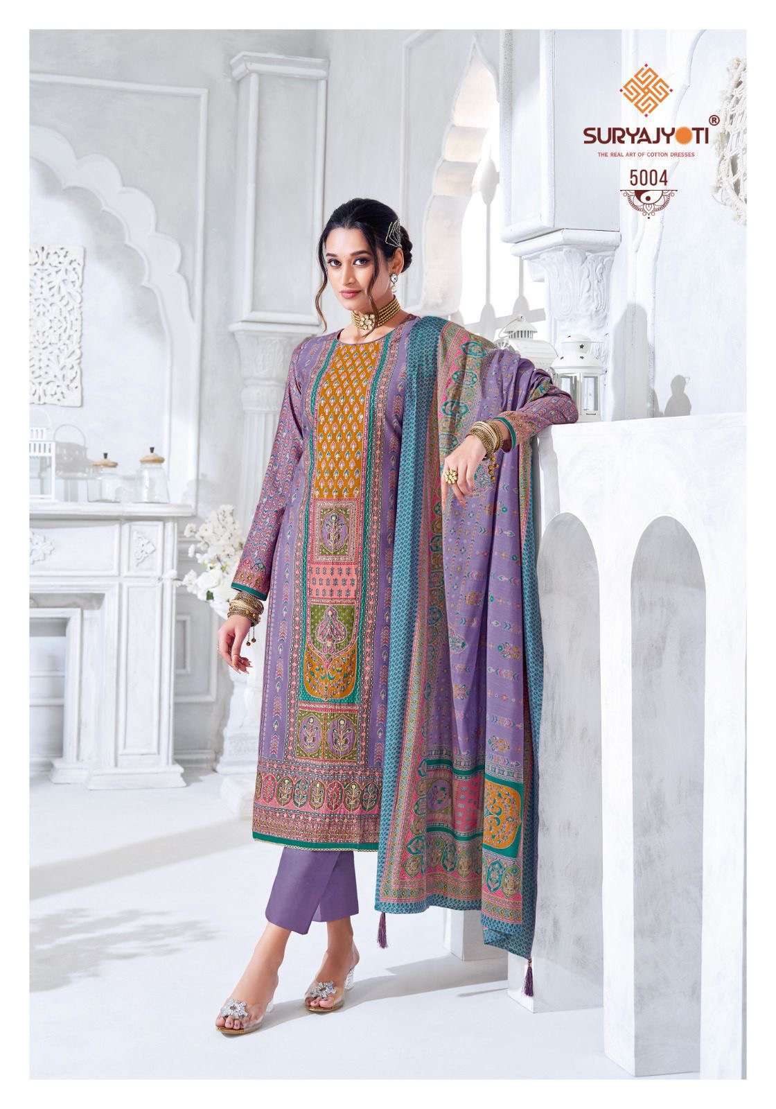 SURYAJYOTI PAYAL VOL 5 PURE MODEL PRINT LADIES DRESS CATALOGUE WHOLESALER 