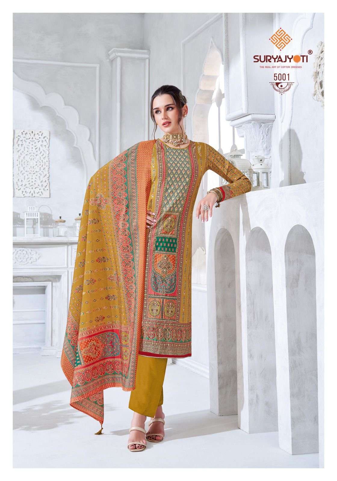 SURYAJYOTI PAYAL VOL 5 PURE MODEL PRINT LADIES DRESS CATALOGUE WHOLESALER 