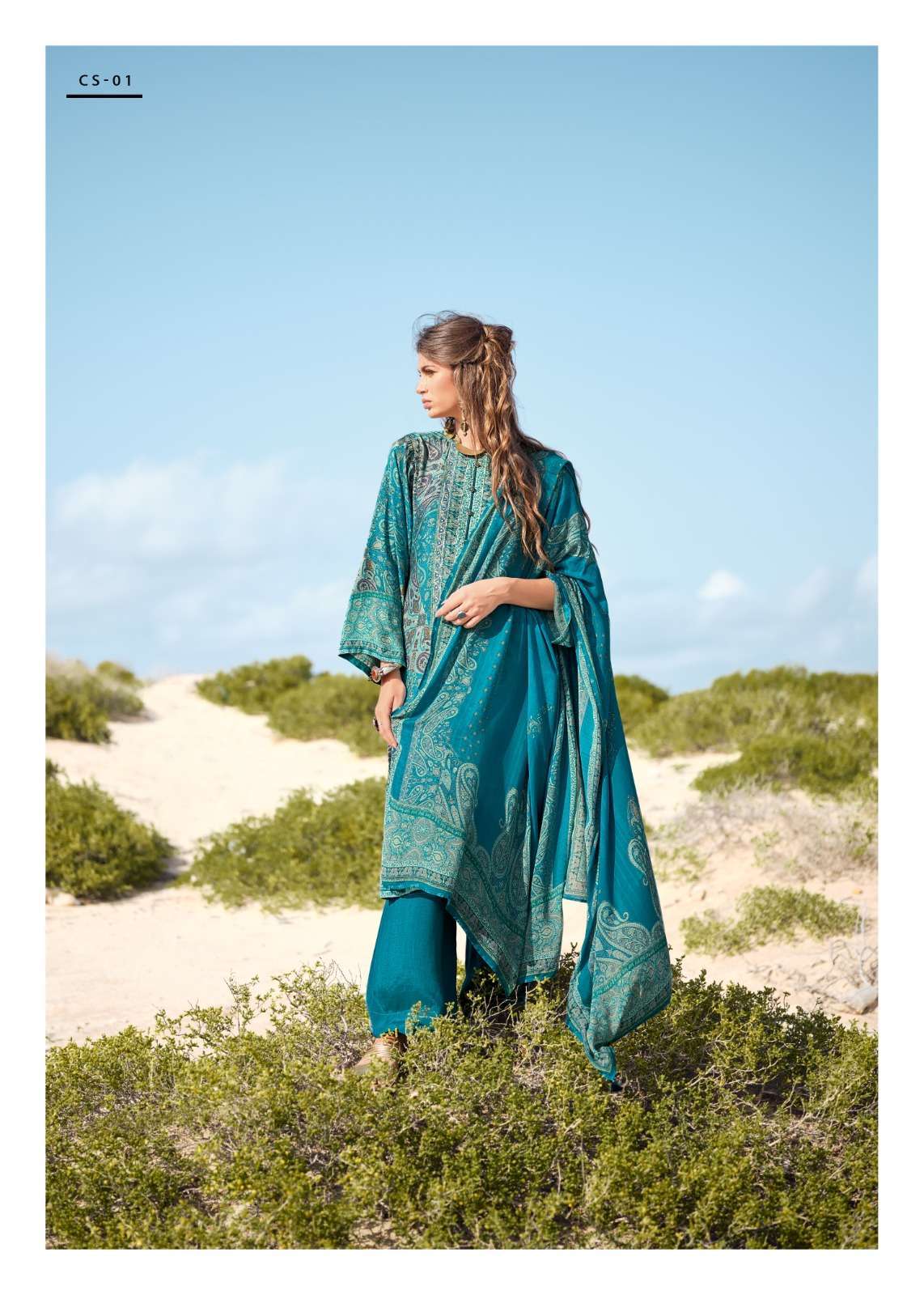 VARSHA CREST DIGITAL PRINTED CRAPE SALWER SUIT CATALOG EXPORTER 2024