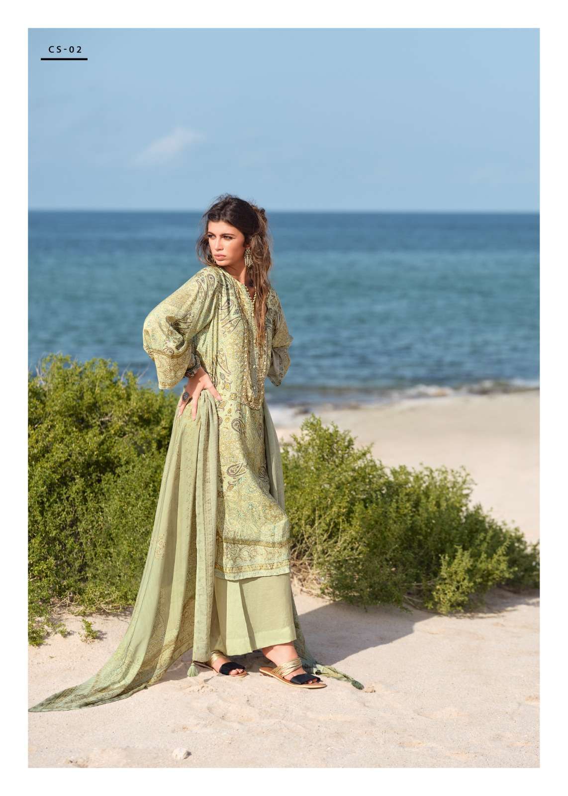 VARSHA CREST DIGITAL PRINTED CRAPE SALWER SUIT CATALOG EXPORTER 2024