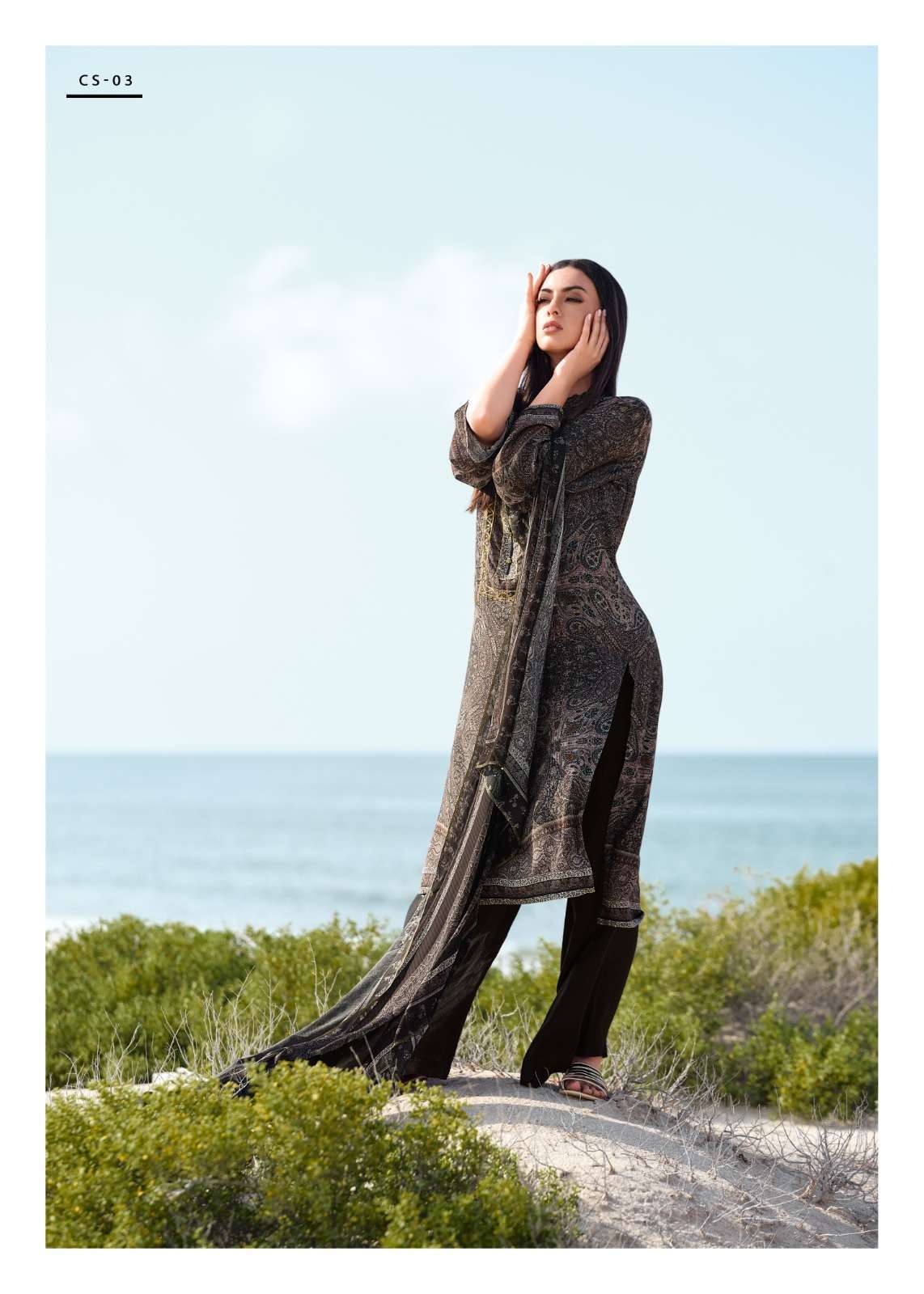 VARSHA CREST DIGITAL PRINTED CRAPE SALWER SUIT CATALOG EXPORTER 2024