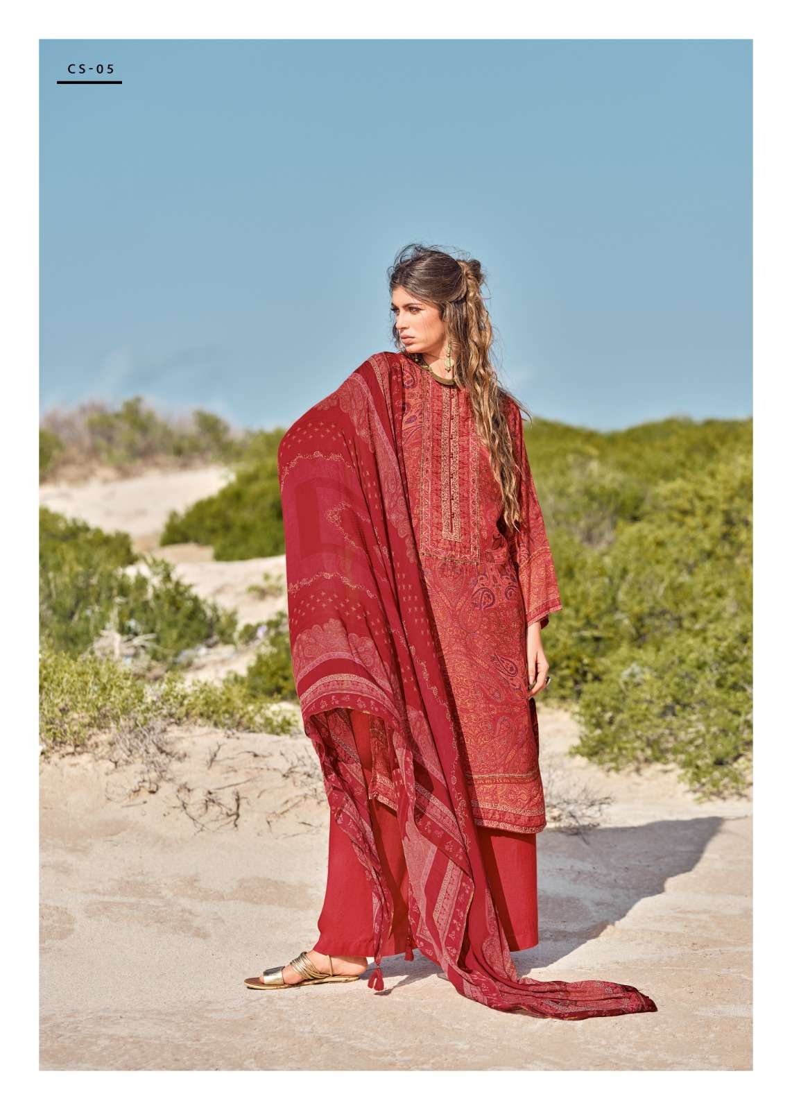 VARSHA CREST DIGITAL PRINTED CRAPE SALWER SUIT CATALOG EXPORTER 2024