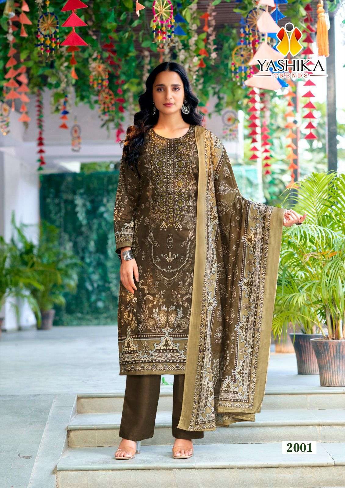 YASHIKA NAIRA C PRINTED COTTON SALWER SUIT CATALOGUE COLLECTION WHOLESALE PRICE 