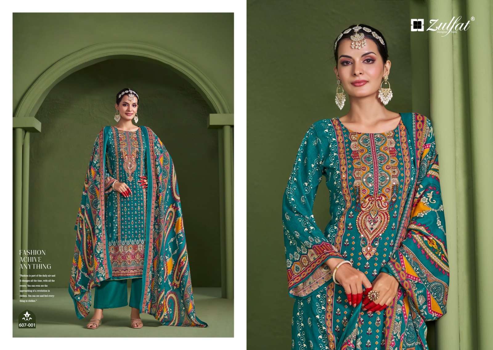 ZULFAT AAYAT VOL 7 FANCY UNSTITCH SALWER KAMEEZ CATALOGUE WHOLESALE PRICE DEALER 