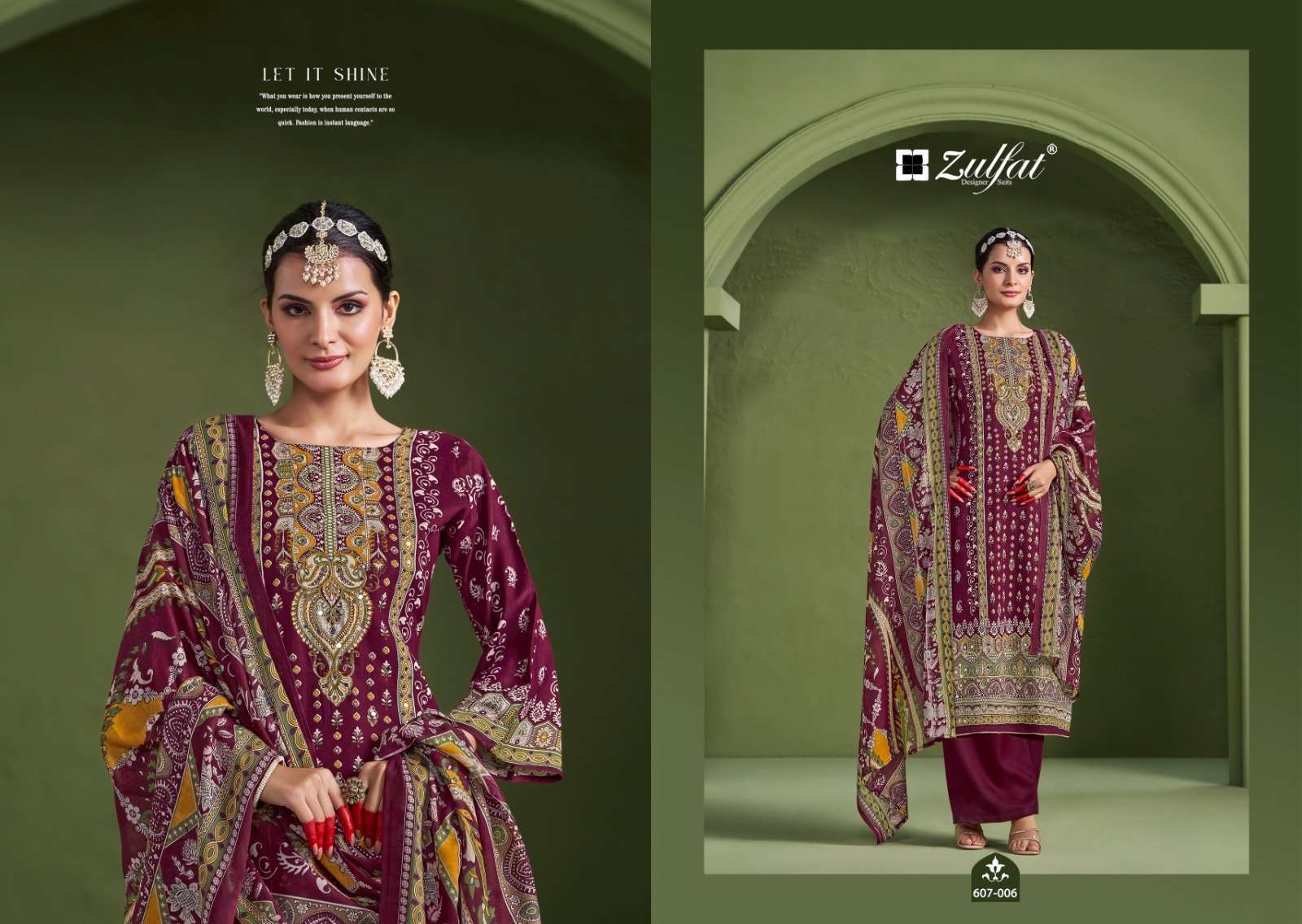 ZULFAT AAYAT VOL 7 FANCY UNSTITCH SALWER KAMEEZ CATALOGUE WHOLESALE PRICE DEALER 
