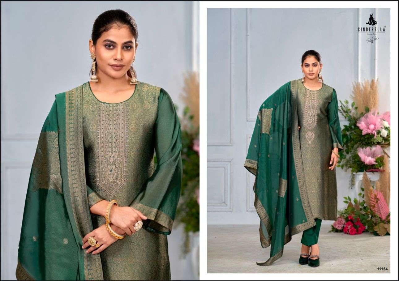 CINDERELLA KEEVA VOL 2 BANGLORY JACQUARD SILK PARTYWEAR SUIT CATALOG DEALER 2025