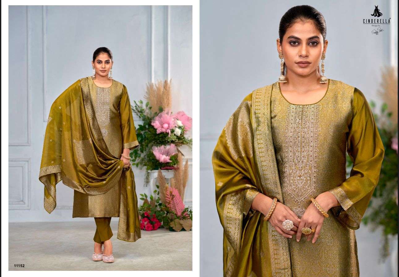 CINDERELLA KEEVA VOL 2 BANGLORY JACQUARD SILK PARTYWEAR SUIT CATALOG DEALER 2025