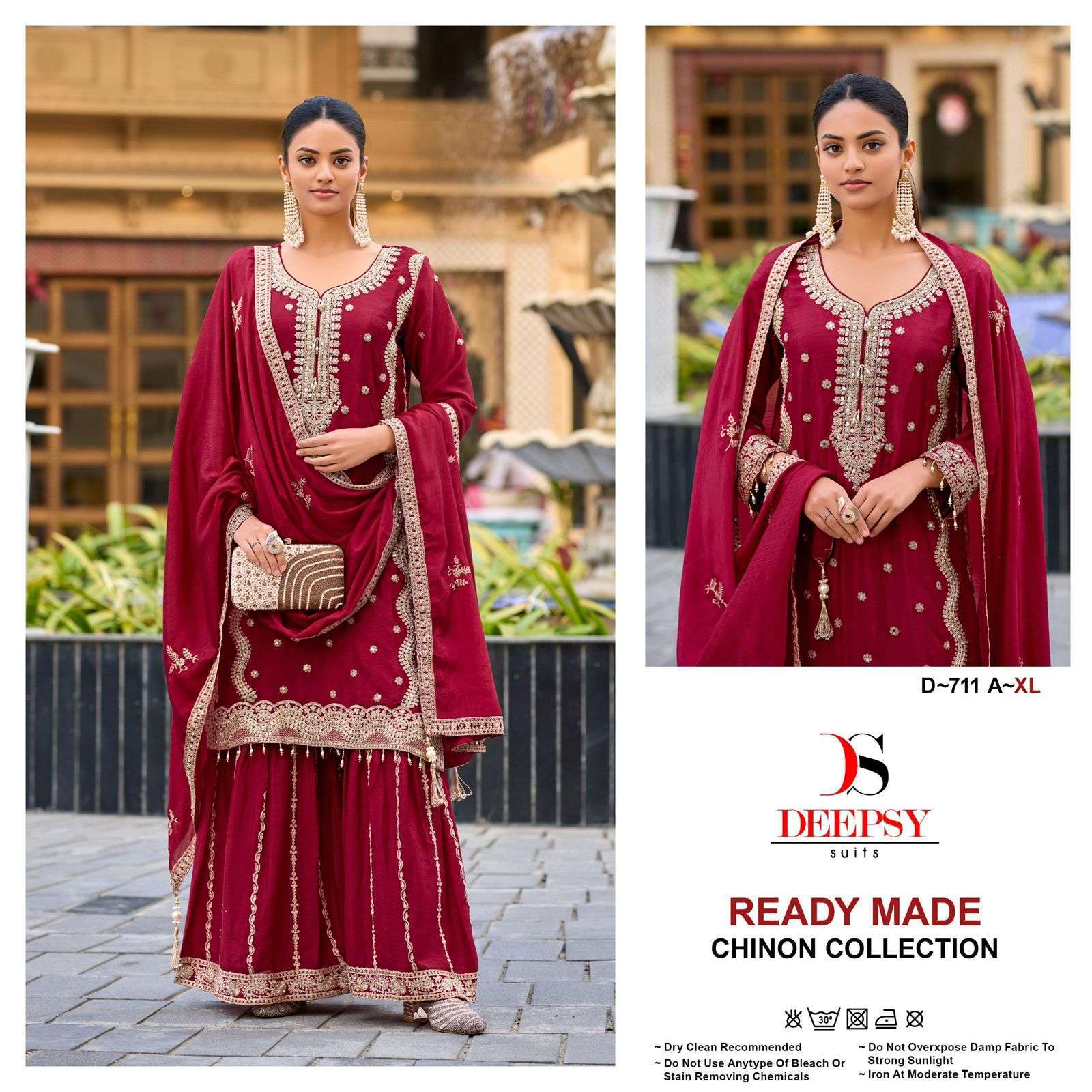 DEEPSY D 711 COLORS DESIGNER PAKISTANI SHARARA STYLE DRESS WHOLESALER 2025