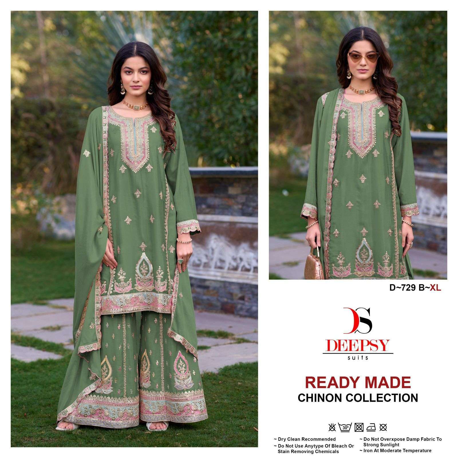 DEEPSY D 729 COLORS PAKISTANI DESIGNER PALAZZO SUIT DEALER 2025