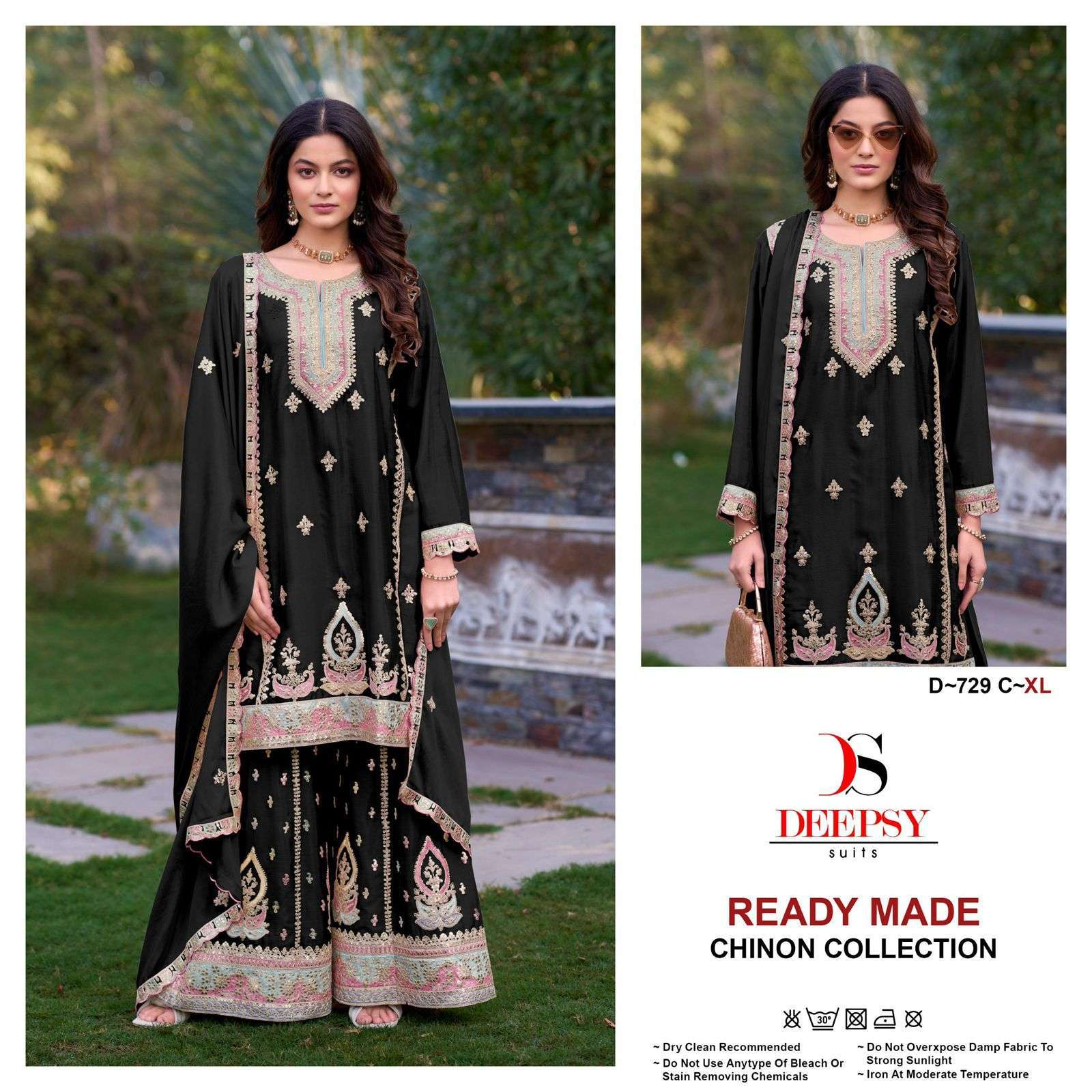DEEPSY D 729 COLORS PAKISTANI DESIGNER PALAZZO SUIT DEALER 2025