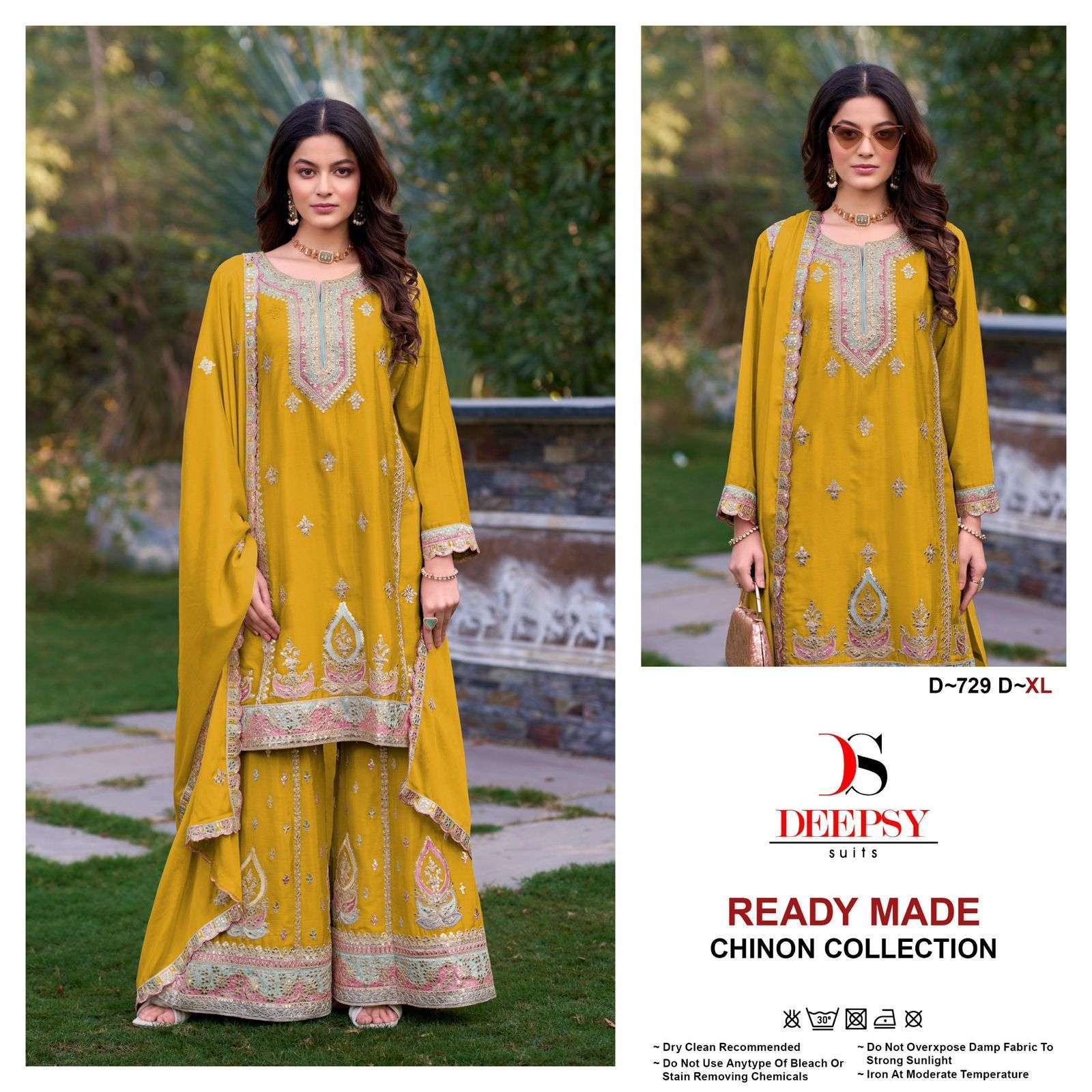 DEEPSY D 729 COLORS PAKISTANI DESIGNER PALAZZO SUIT DEALER 2025