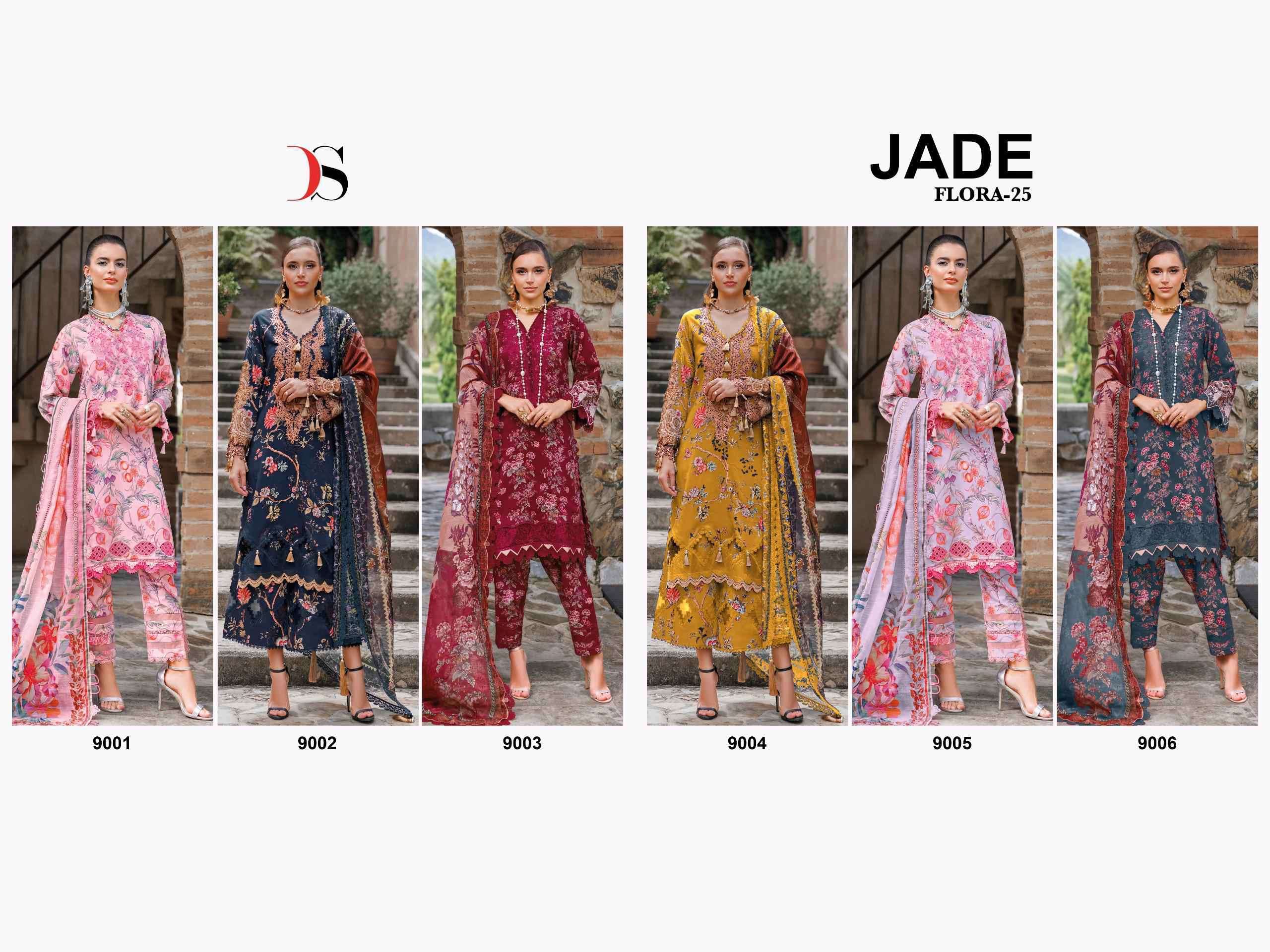 DEEPSY JADE FLORA VOL 2 PAKISTANI RAYON SUIT CATALOG WHOLESALE PRICE 2025