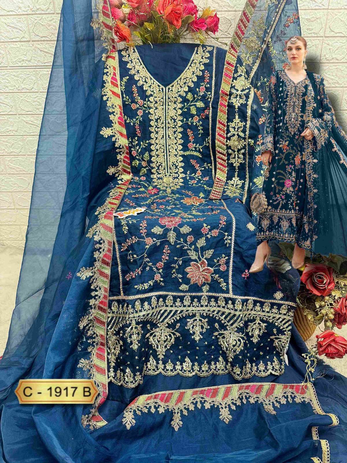 FEPIC C 1917 COLORS FESTIVE WEAR DESIGNER PAKISTANI SUIT WHOLESALER 2025