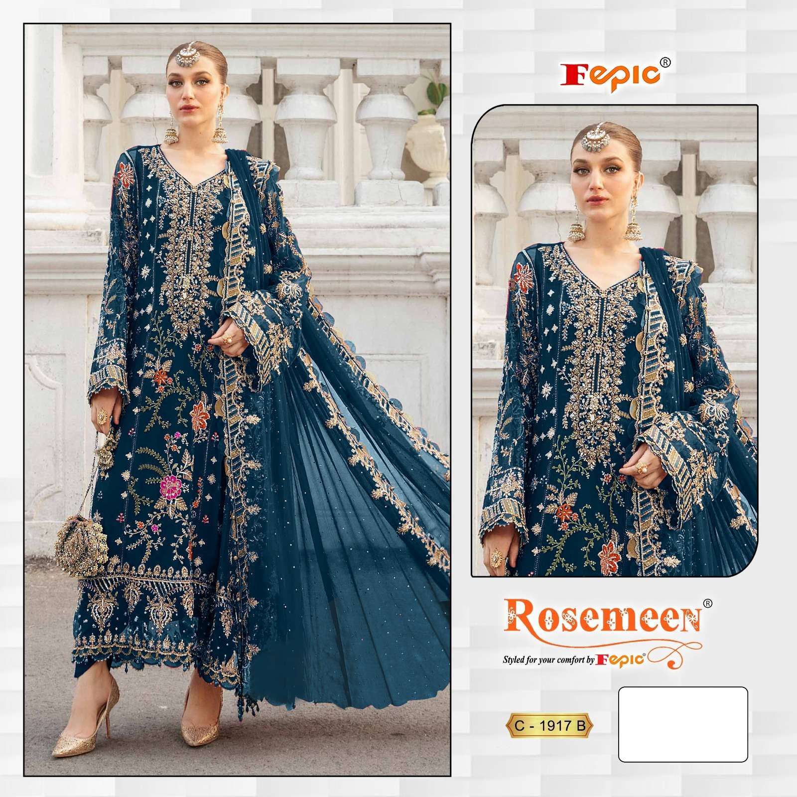 FEPIC C 1917 COLORS FESTIVE WEAR DESIGNER PAKISTANI SUIT WHOLESALER 2025