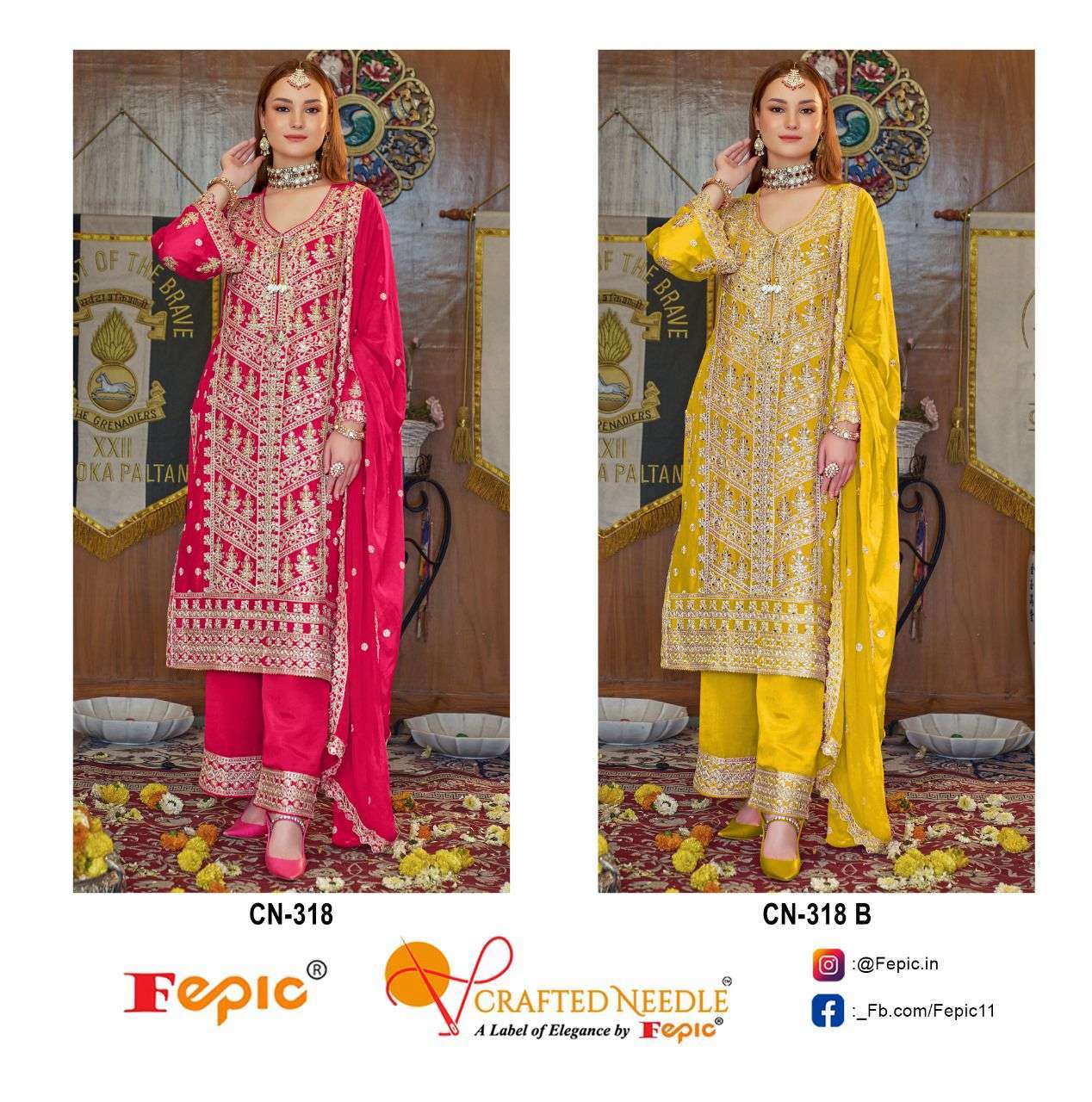 FEPIC CN 318 COLORS PAKISTANI DESIGNER WEDDING DRESS SUPPLIER WHOLESALE PRICE 2025