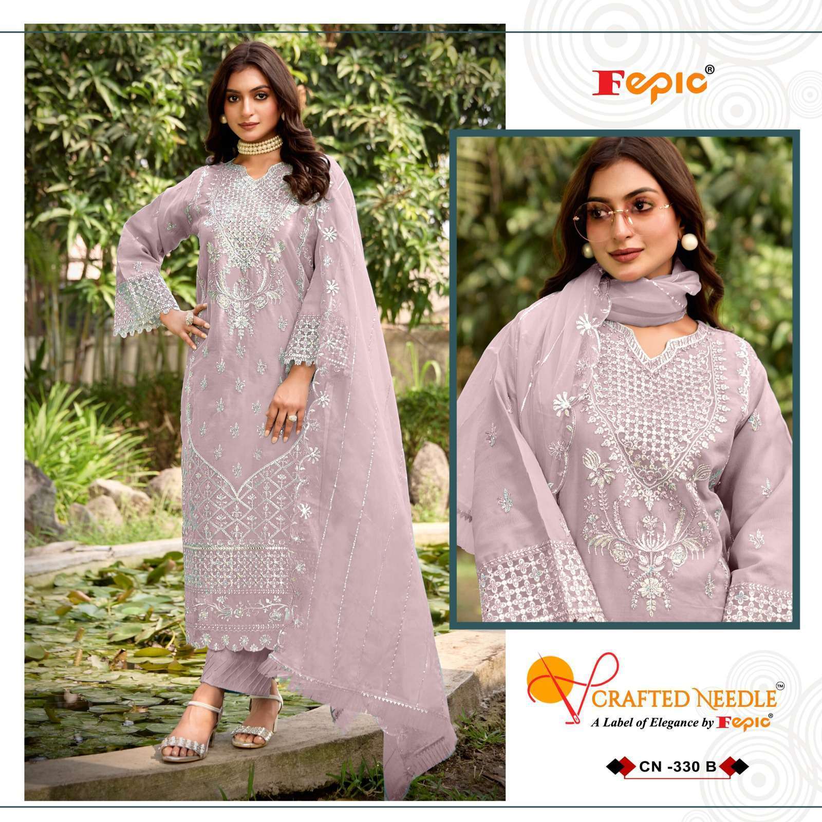 FEPIC CN 330 COLORS LATEST DESIGNER PAKISTANI SUIT WHOLESALER 2025