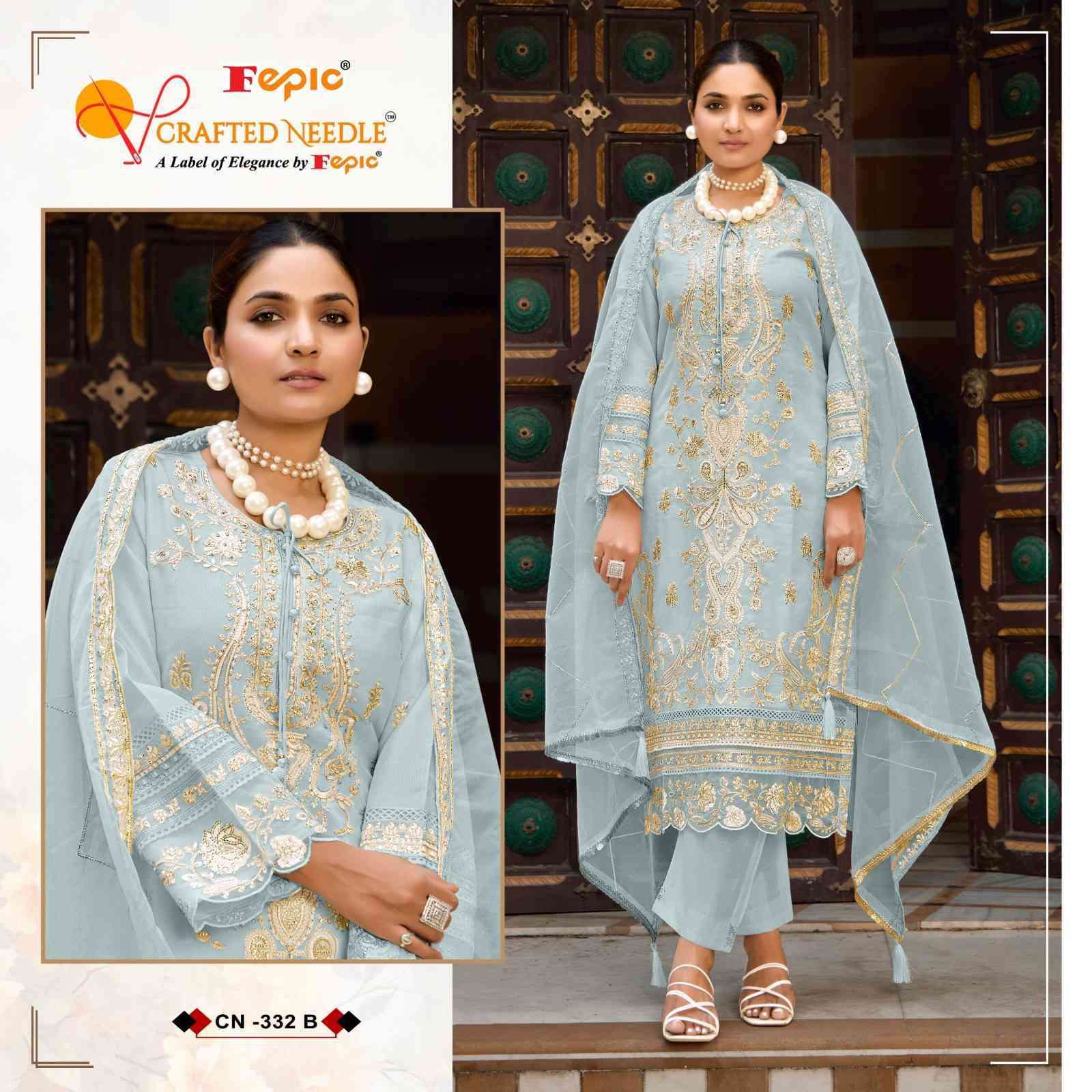FEPIC CN 332 COLORS PAKISTANI DESIGNER SUIT COLLECTION BEST RATE DEALER 2025