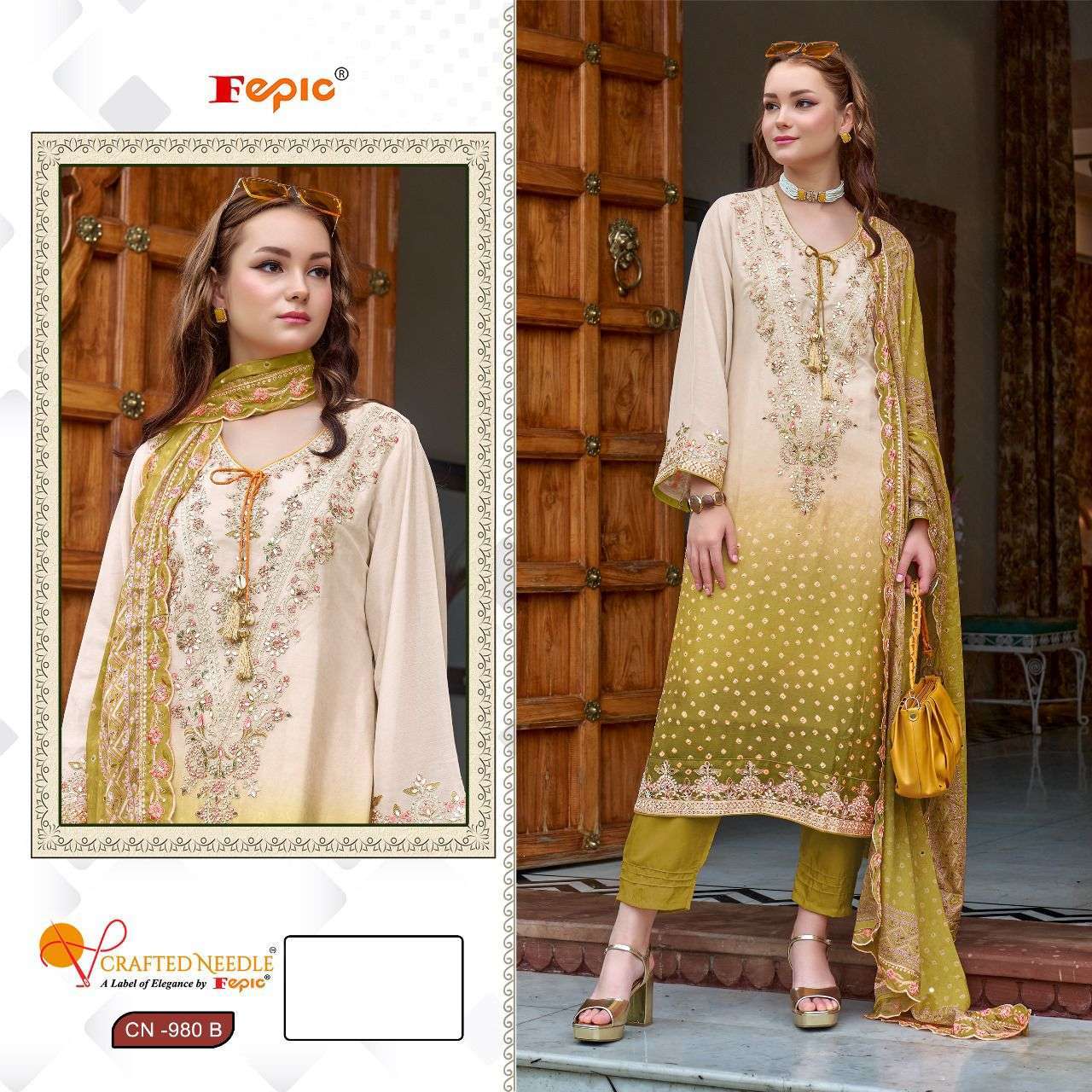 FEPIC CN 980 COLORS DESIGNER CHINON PAKISTANI DRESS COLLECTION BEST RATE DEALER 2025