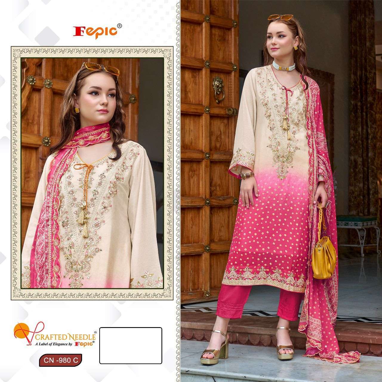 FEPIC CN 980 COLORS DESIGNER CHINON PAKISTANI DRESS COLLECTION BEST RATE DEALER 2025