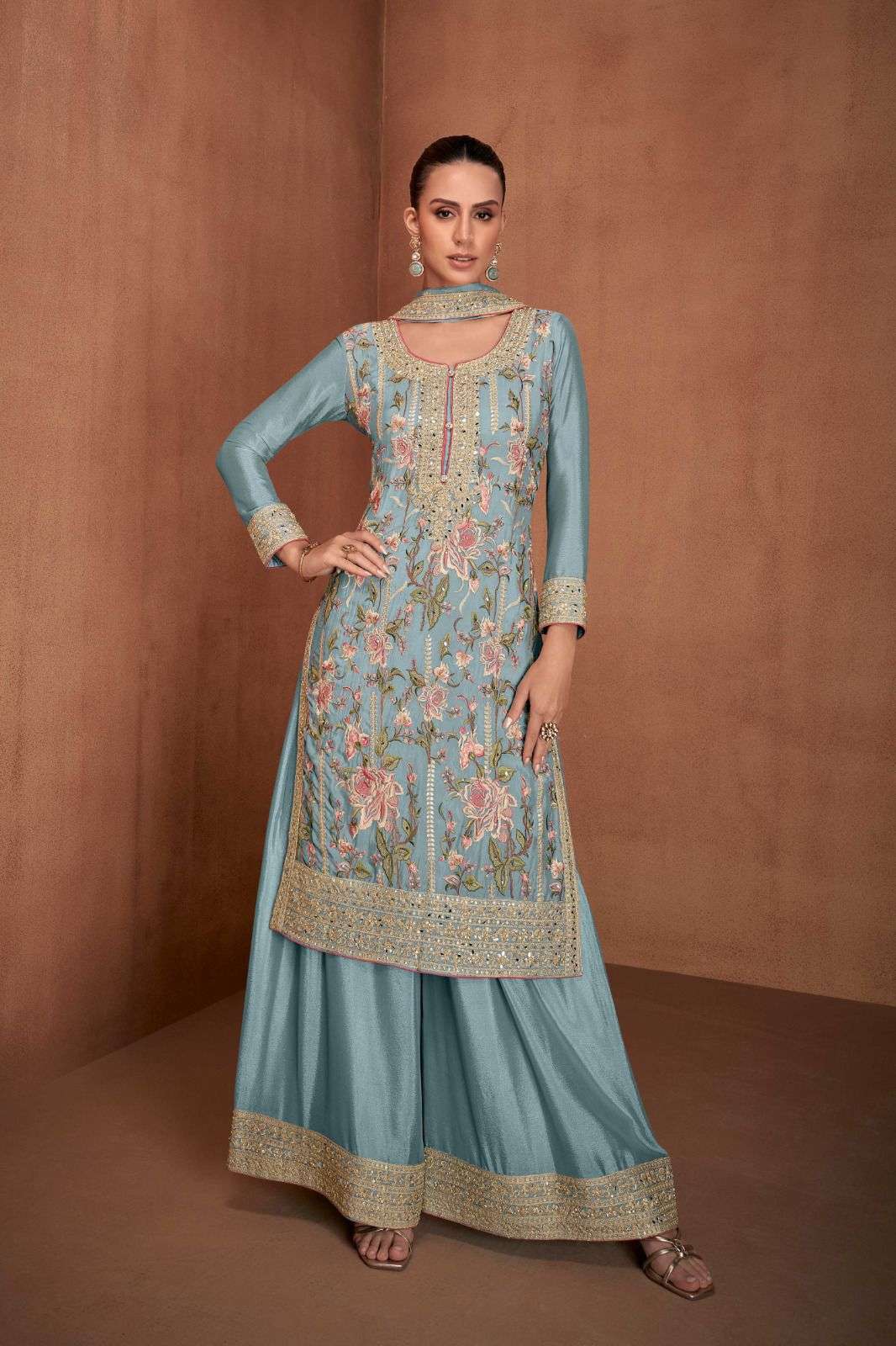 GULKAYRA VANYA COLORS 7478 DESIGNER PALAZZO DRESS CATALOG SUPPLIER 2025