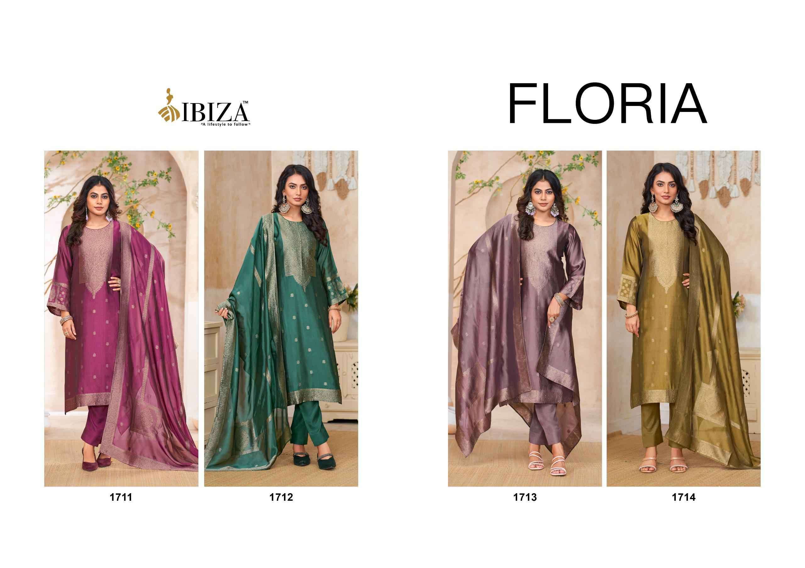 IBIZA FLORIA DESIGNER JACQUARD SILK SUIT CATALOG EXPORTERS 2025