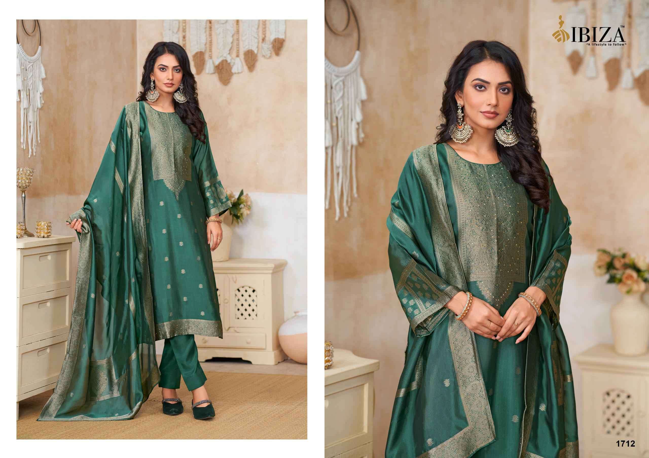 IBIZA FLORIA DESIGNER JACQUARD SILK SUIT CATALOG EXPORTERS 2025