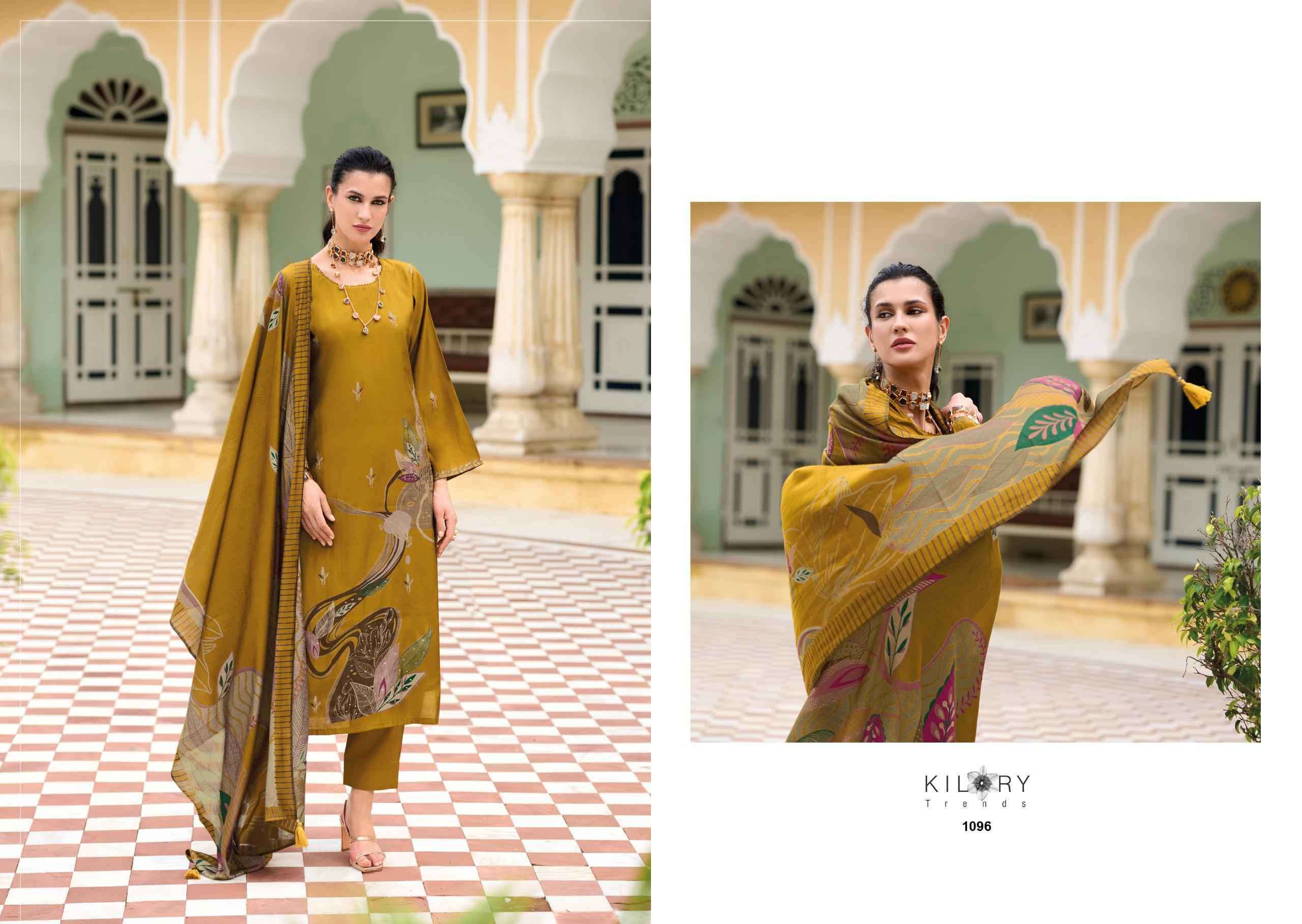 KILORY HOT MILLIONS MODAL SILK FOIL PRINTED LADIES SUIT CATALOGUE SUPPLIER 