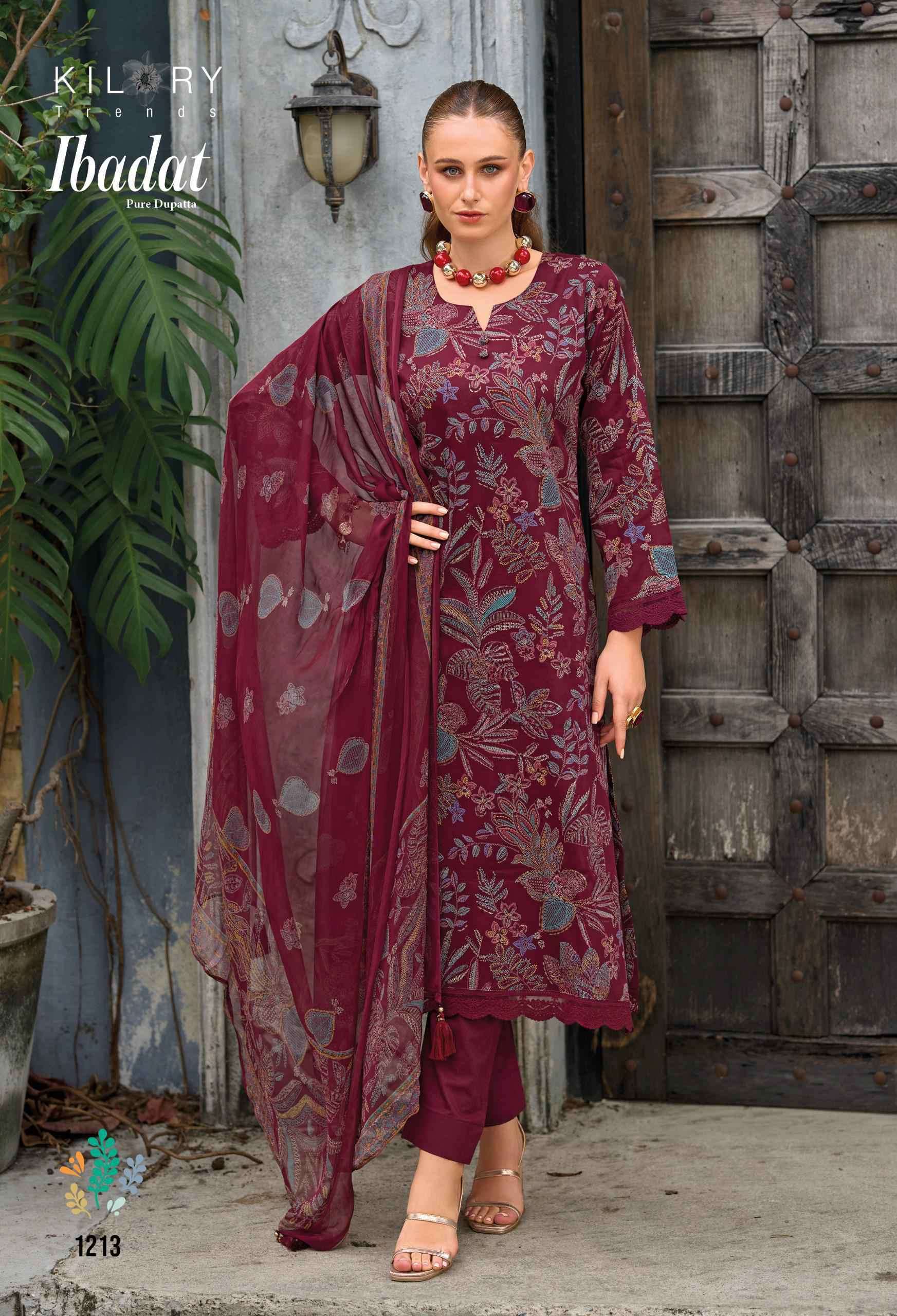 KILORY IBADAT PUR JAM COTTON SALWER KAMEEZ CATALOG SUPPLIER WHOLESALER 2025