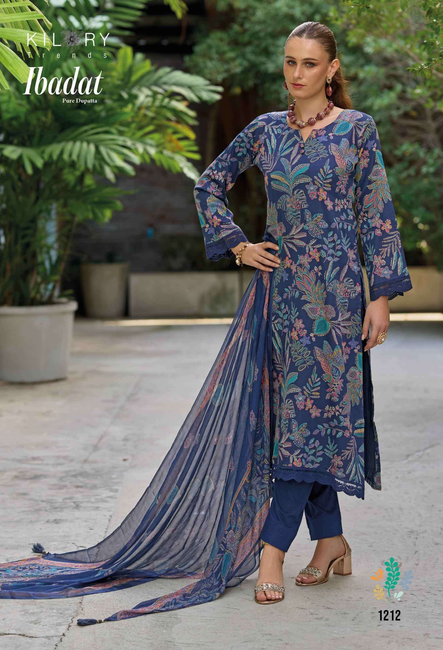 KILORY IBADAT PUR JAM COTTON SALWER KAMEEZ CATALOG SUPPLIER WHOLESALER 2025