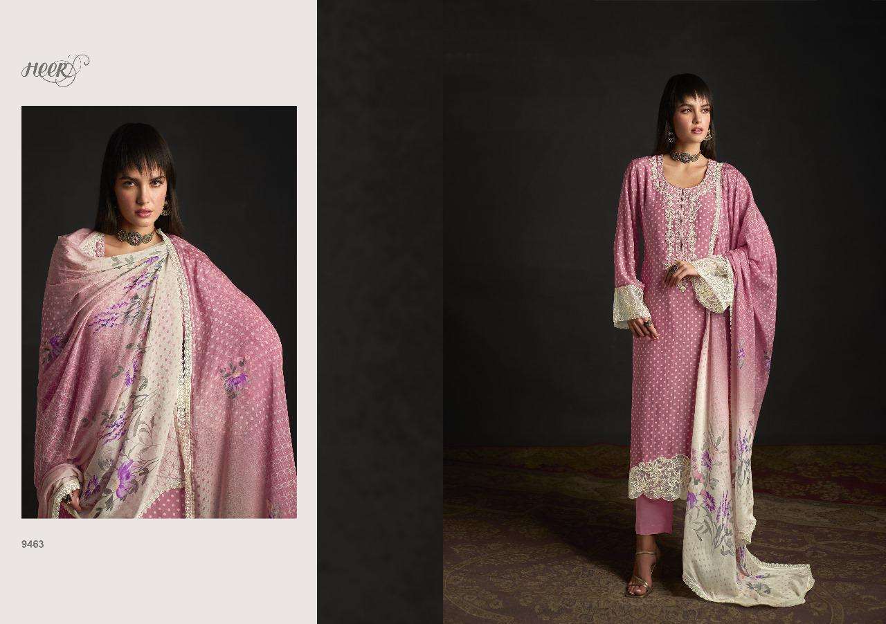 KIMORA HEER LOVE DESIGNER MUSLIN LADIES SUIT CATALOG BEST RATE DEALER 2025