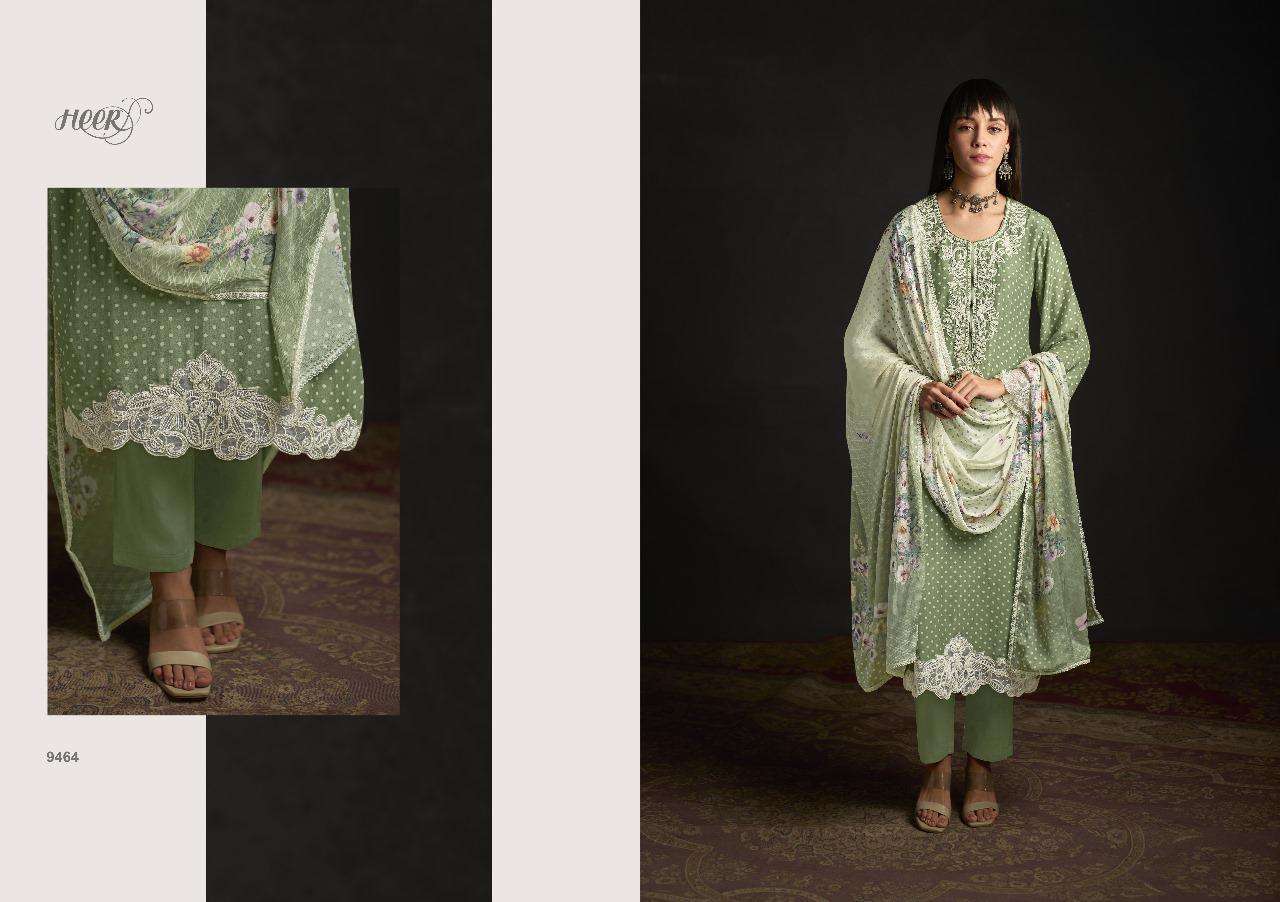 KIMORA HEER LOVE DESIGNER MUSLIN LADIES SUIT CATALOG BEST RATE DEALER 2025