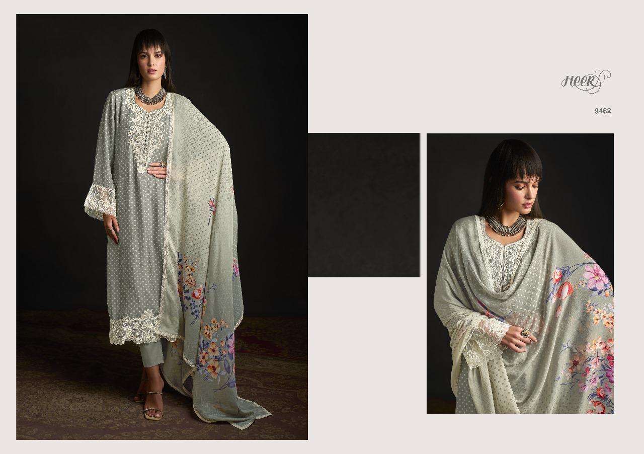 KIMORA HEER LOVE DESIGNER MUSLIN LADIES SUIT CATALOG BEST RATE DEALER 2025