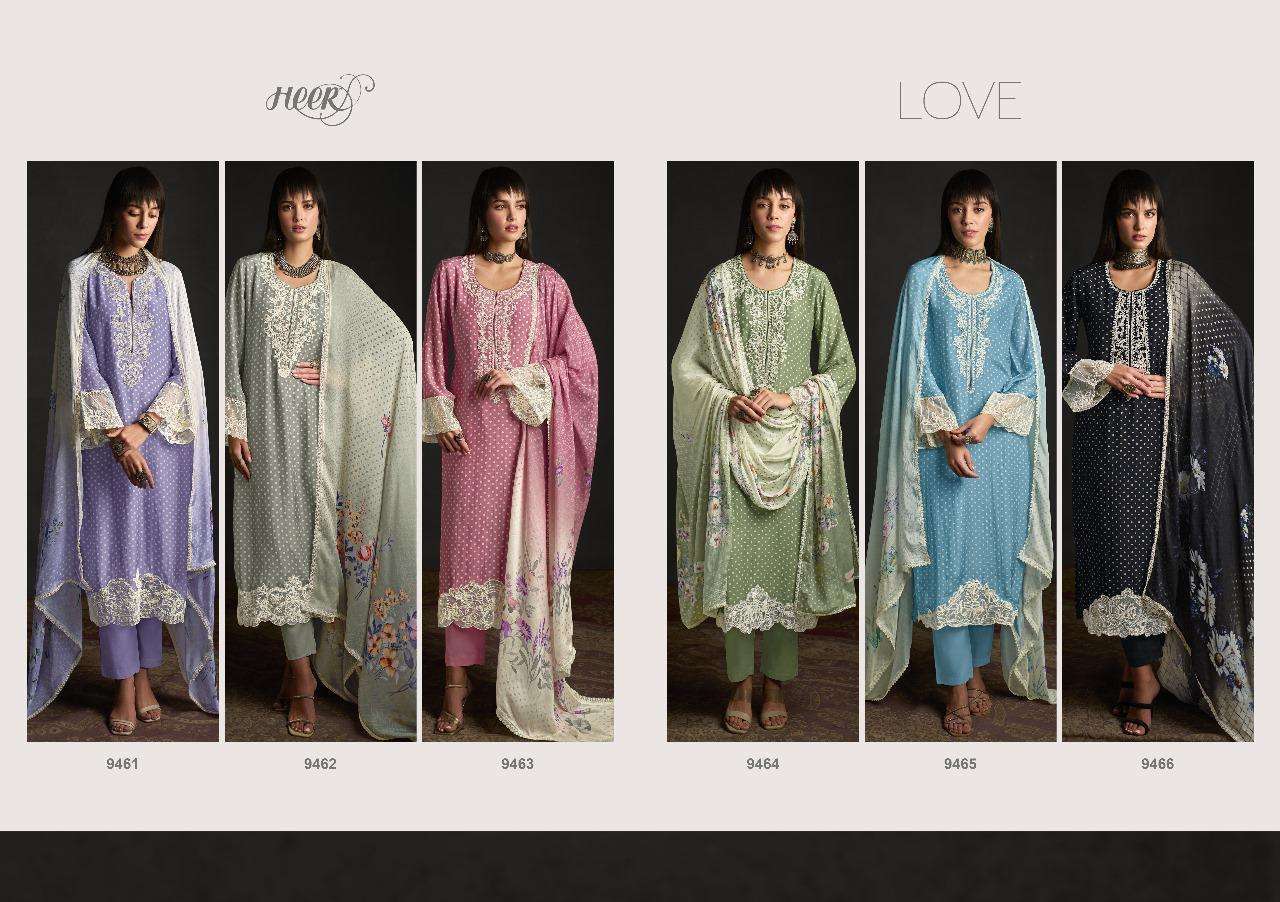 KIMORA HEER LOVE DESIGNER MUSLIN LADIES SUIT CATALOG BEST RATE DEALER 2025
