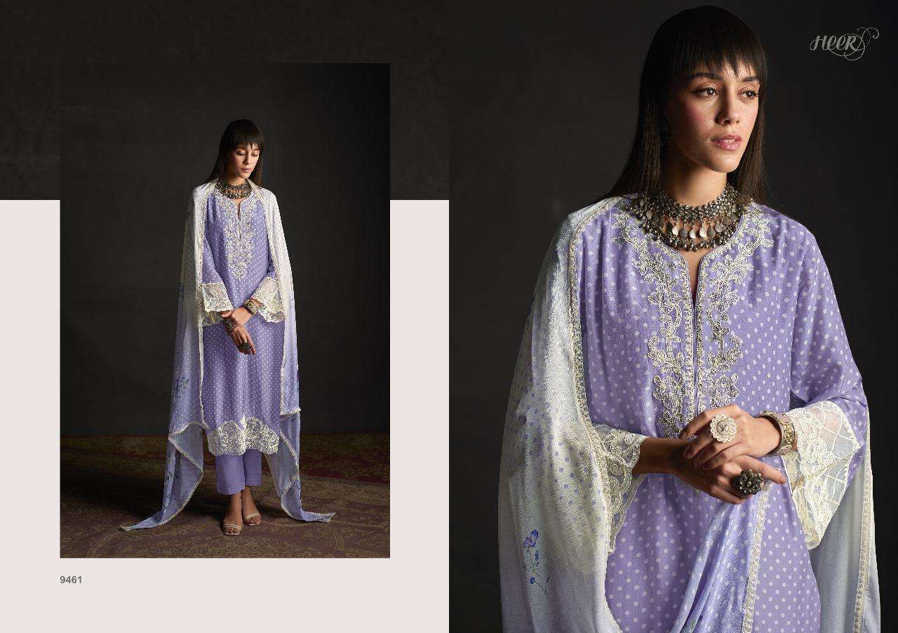 KIMORA HEER LOVE DESIGNER MUSLIN LADIES SUIT CATALOG BEST RATE DEALER 2025