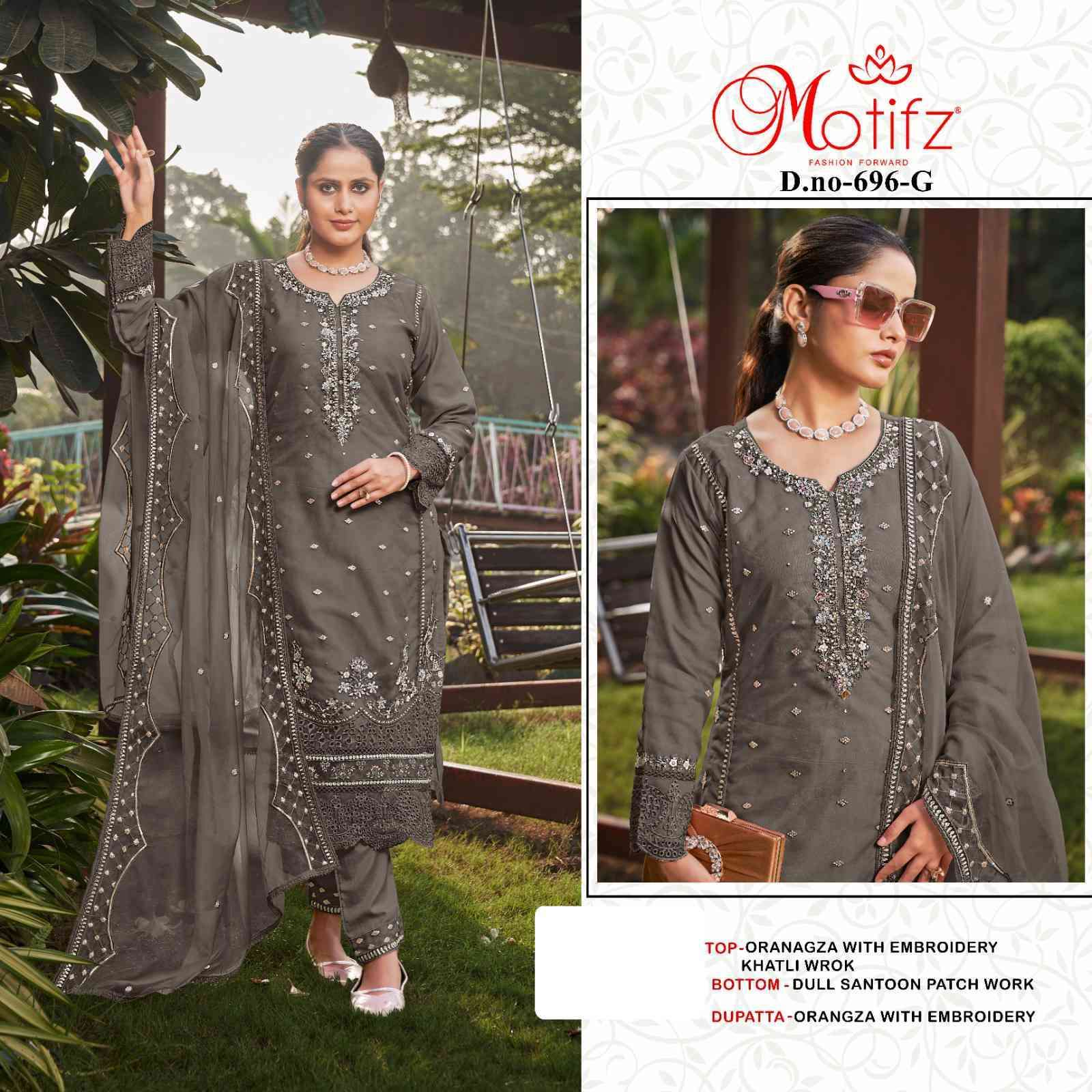 MOTIFZ D 696 COLORS DESIGNER WORK PAKISTANI DRESS COLLECTION BEST RATE DEALER 2025
