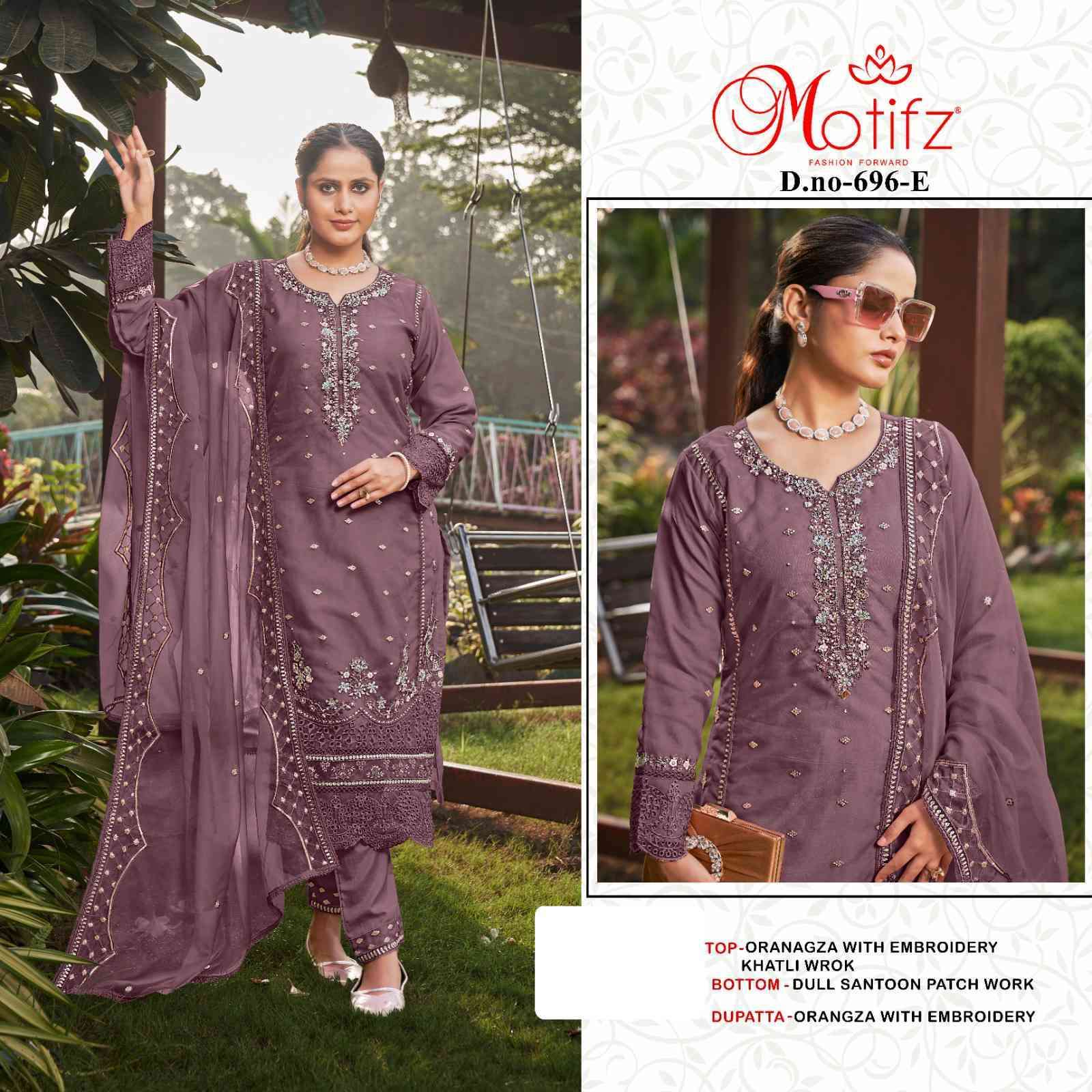 MOTIFZ D 696 COLORS DESIGNER WORK PAKISTANI DRESS COLLECTION BEST RATE DEALER 2025