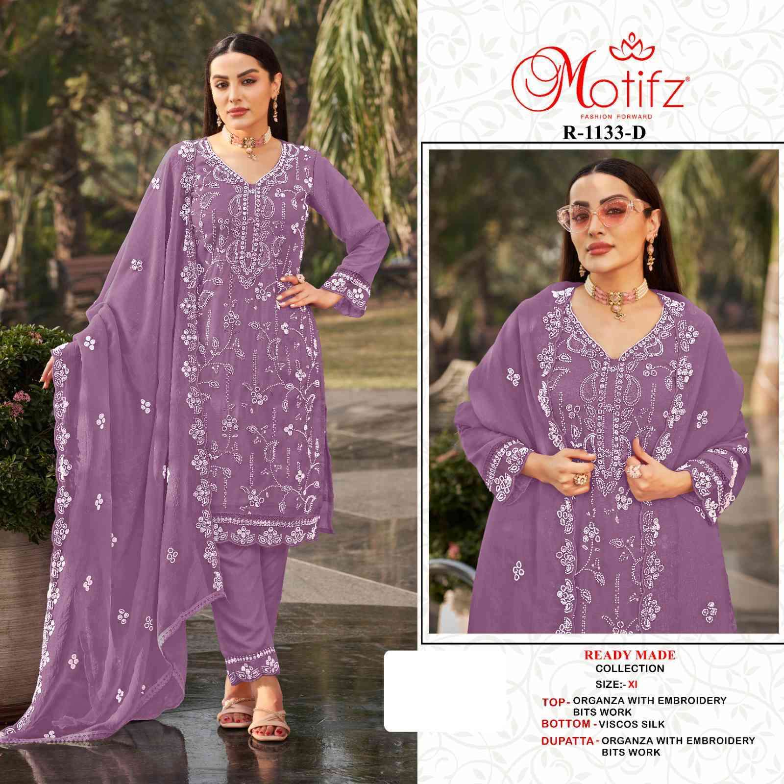 MOTIFZ R 1133 COLORS PAKISTANI READYMADE SUIT FESTIVE COLLECITON BEST RATE DEALER 2025